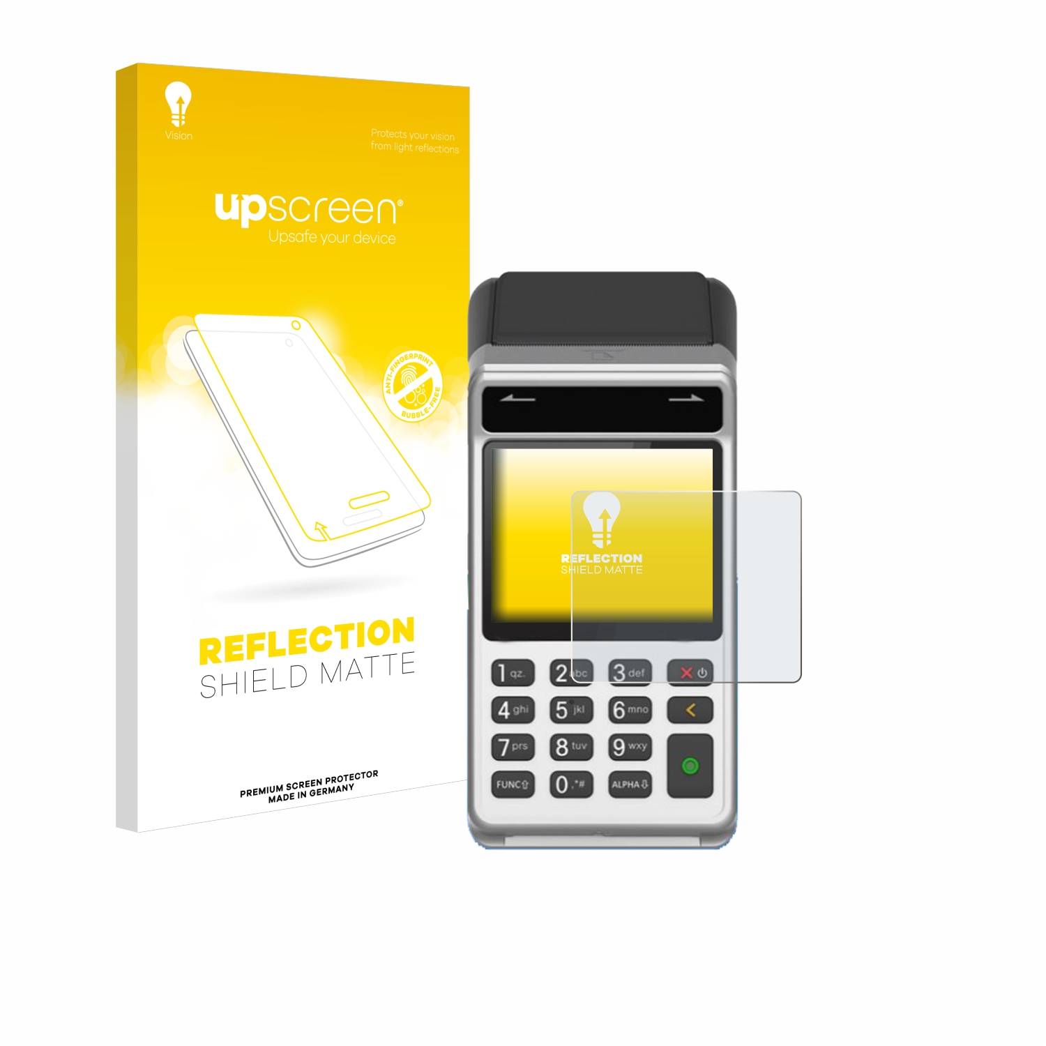 upscreen Reflection Shield Matt Schutzfolie für Pax D270