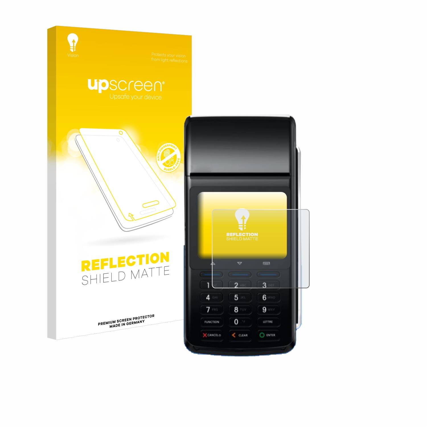 upscreen Reflection Shield Matt Schutzfolie für Pax S920