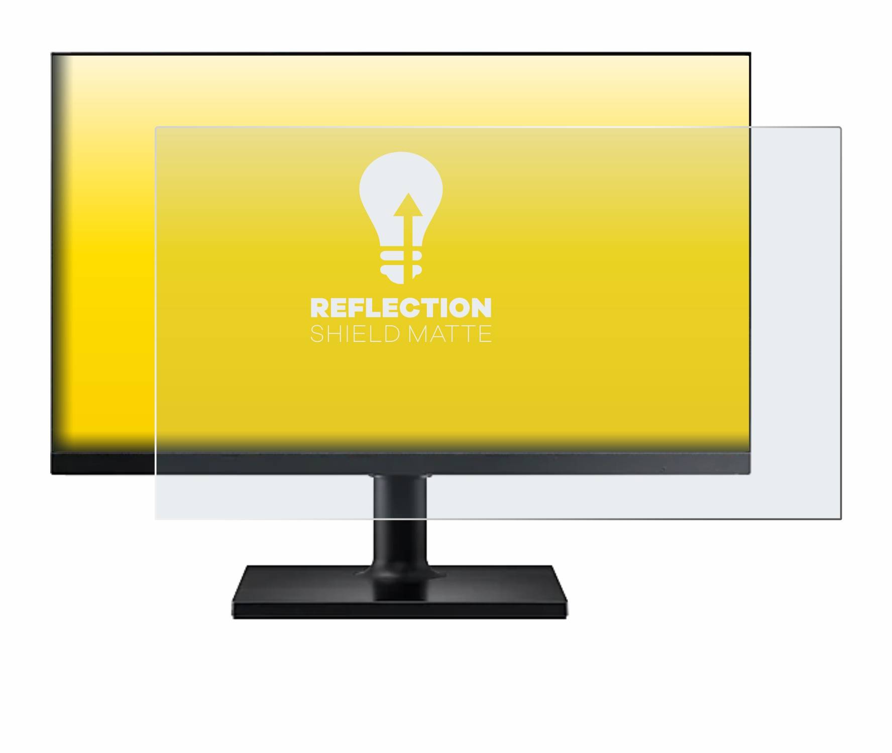 upscreen Reflection Shield Matt Schutzfolie für Samsung F24T452