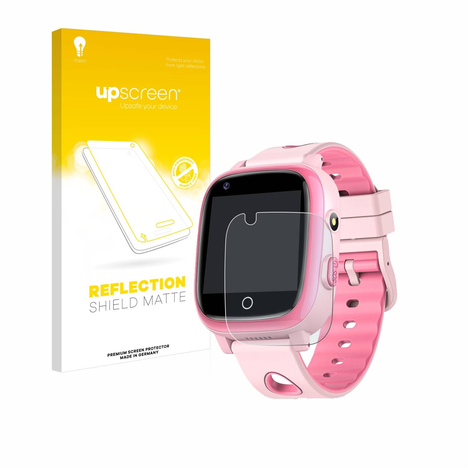 upscreen Reflection Shield Matt Schutzfolie für Sanorum Kids Smartwatch 1.3