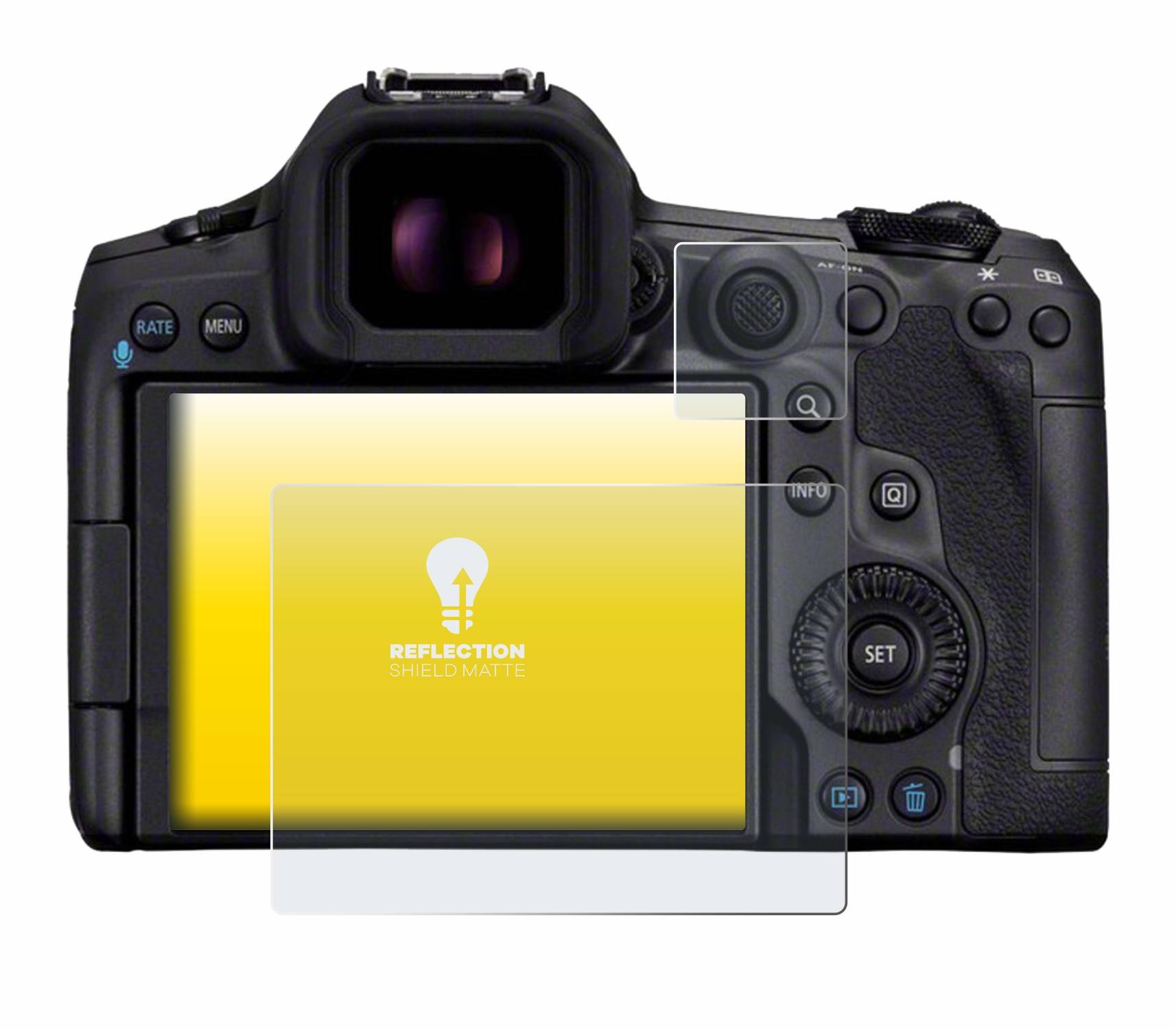 upscreen Reflection Shield Matt Schutzfolie für Canon EOS R5 Mark II