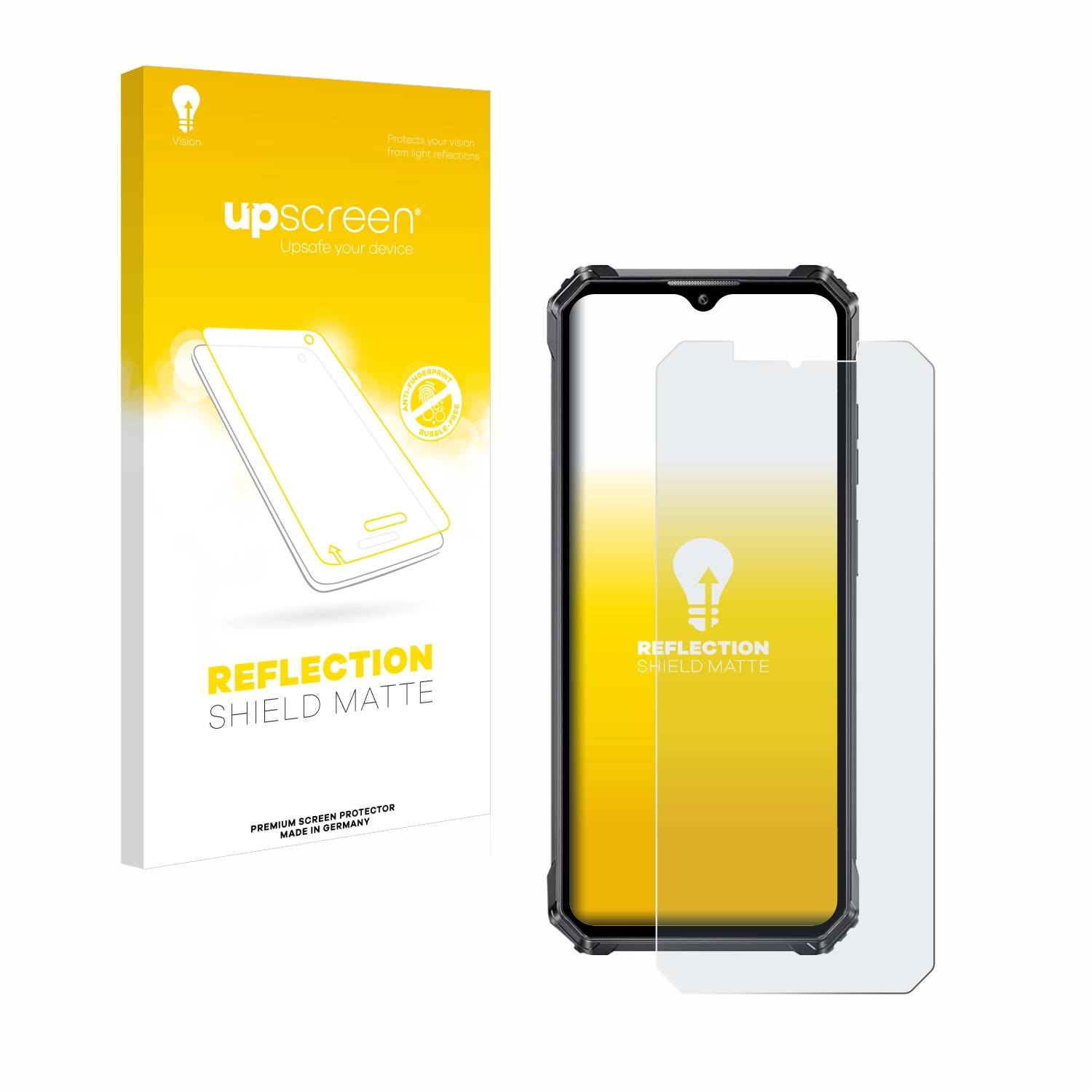 upscreen Reflection Shield Matt Schutzfolie für Oukitel WP28E