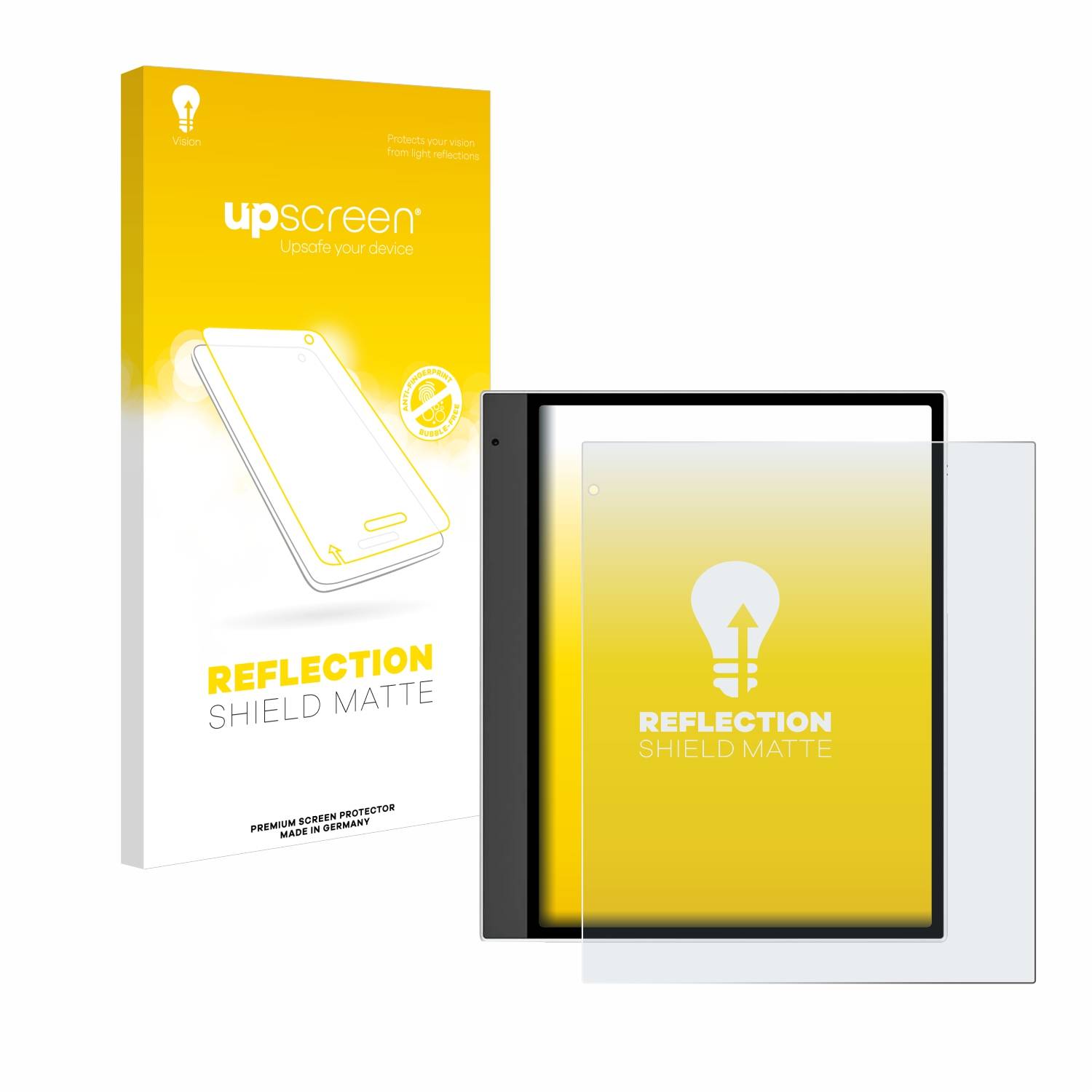 upscreen Reflection Shield Matt Schutzfolie für Bigme inkNote X Color