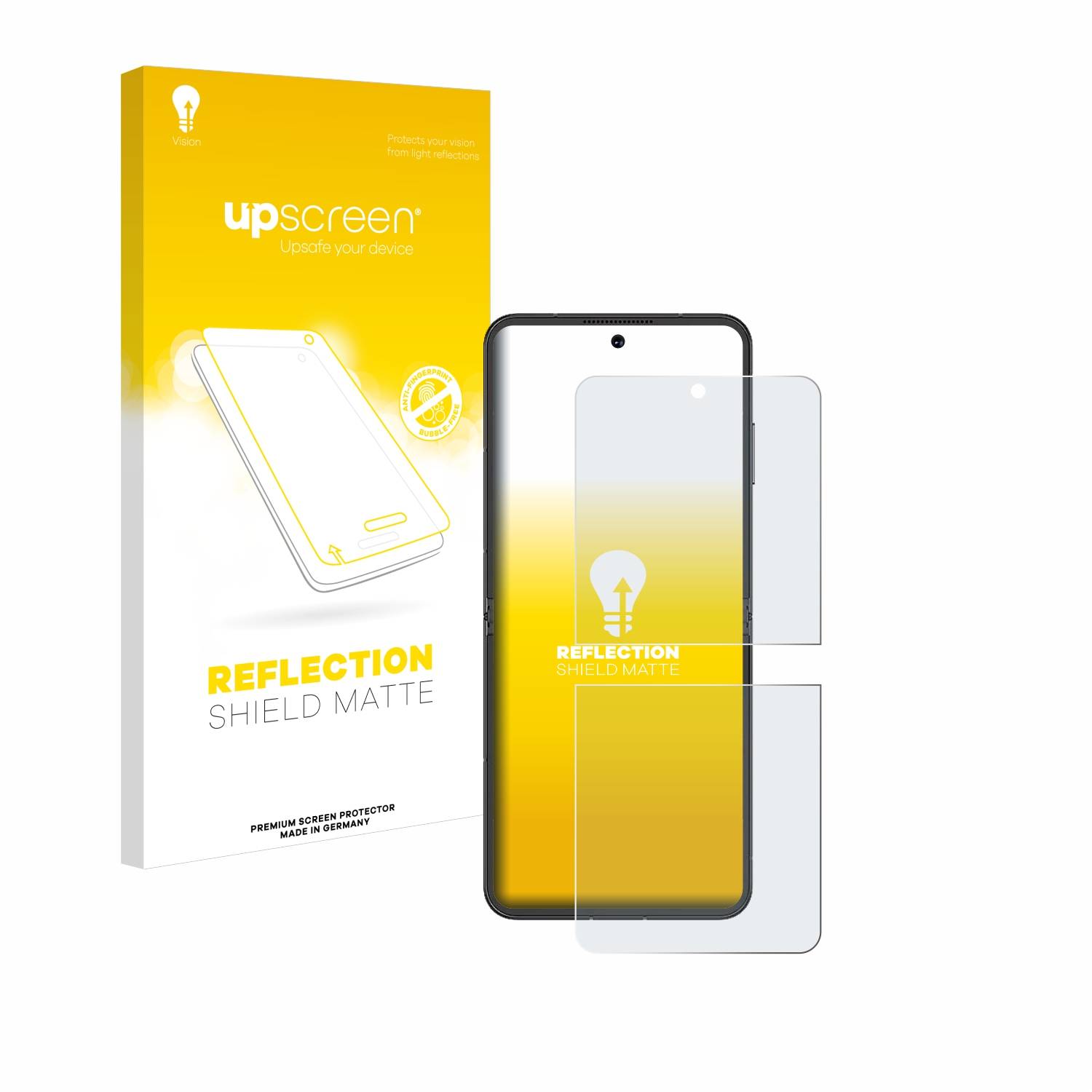 upscreen Reflection Shield Matt Schutzfolie für Nubia Flip 5G