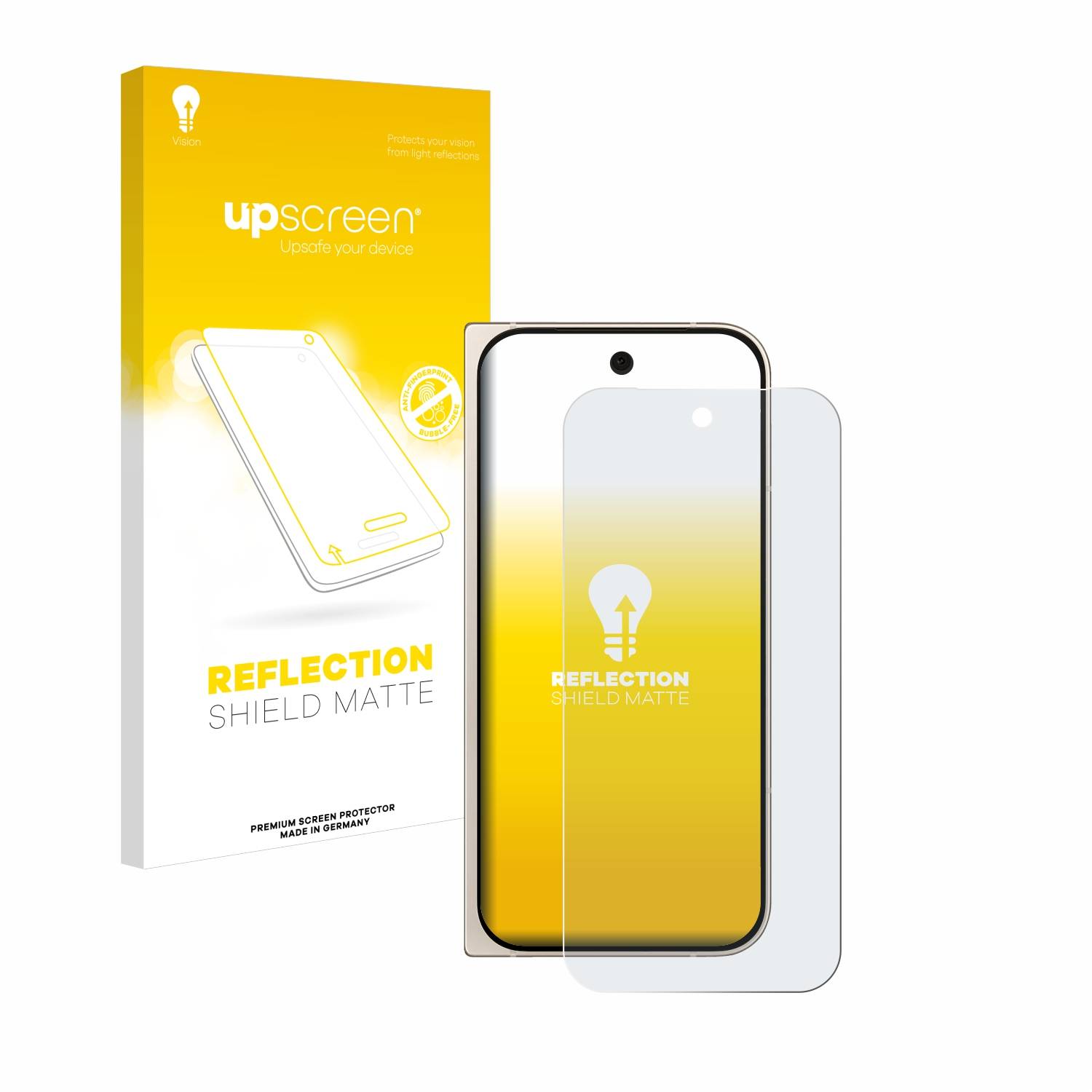 upscreen Reflection Shield Matt Schutzfolie für Google Pixel 9 Pro Fold