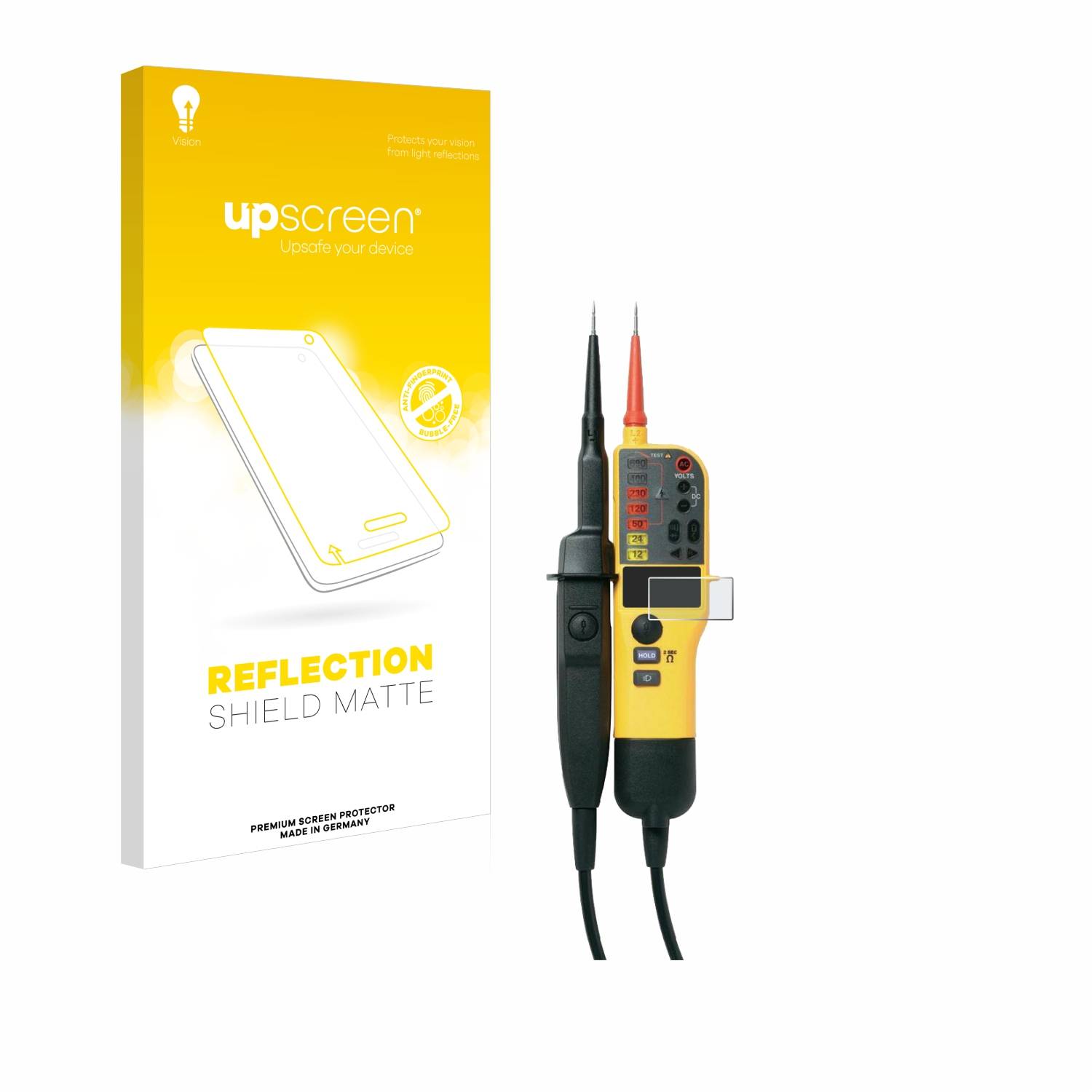upscreen Reflection Shield Matt Schutzfolie für Fluke T150