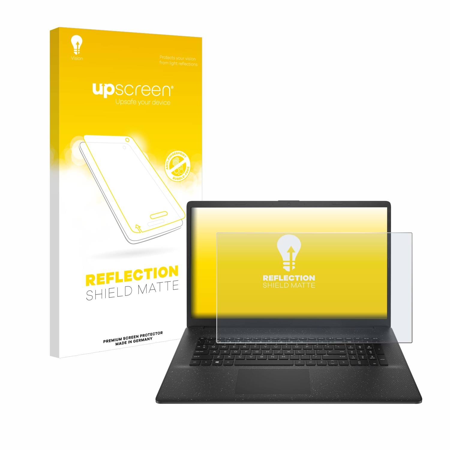 upscreen Reflection Shield Matt Schutzfolie für HP 17-cn0222ng