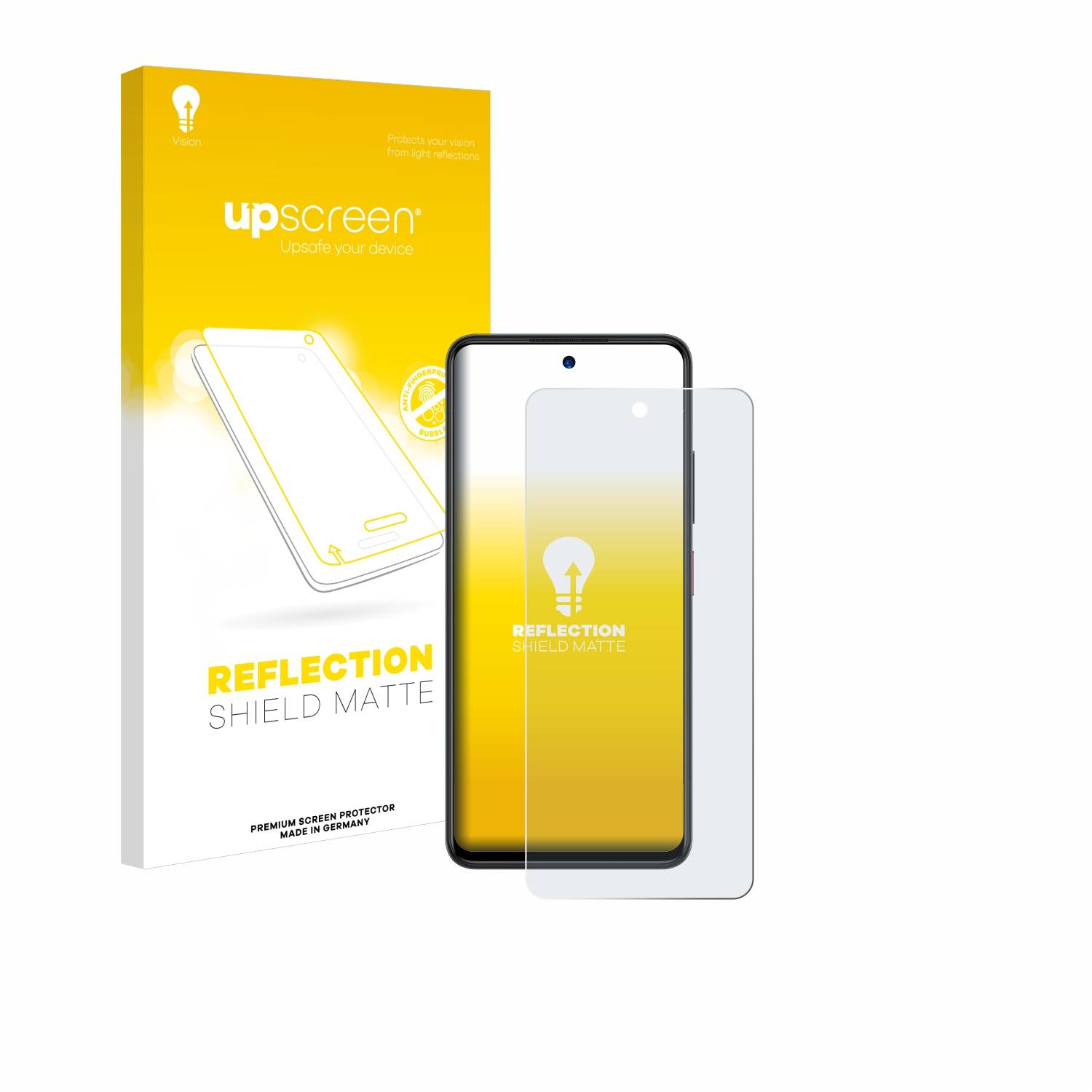 upscreen Reflection Shield Matt Schutzfolie für ZTE Blade A75 5G