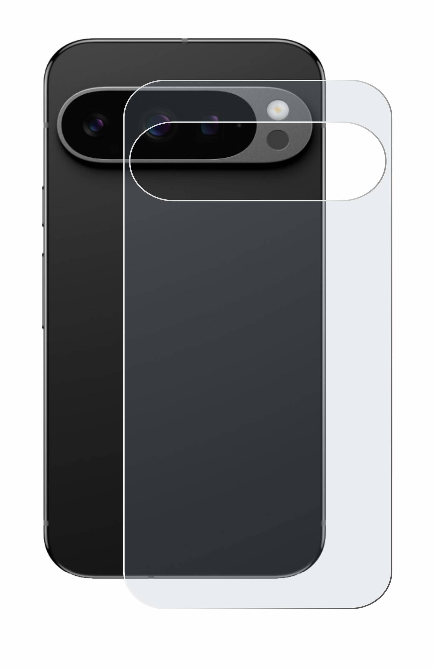 upscreen Reflection Shield Matt Schutzfolie für Google Pixel 9 Pro (Rückseite)