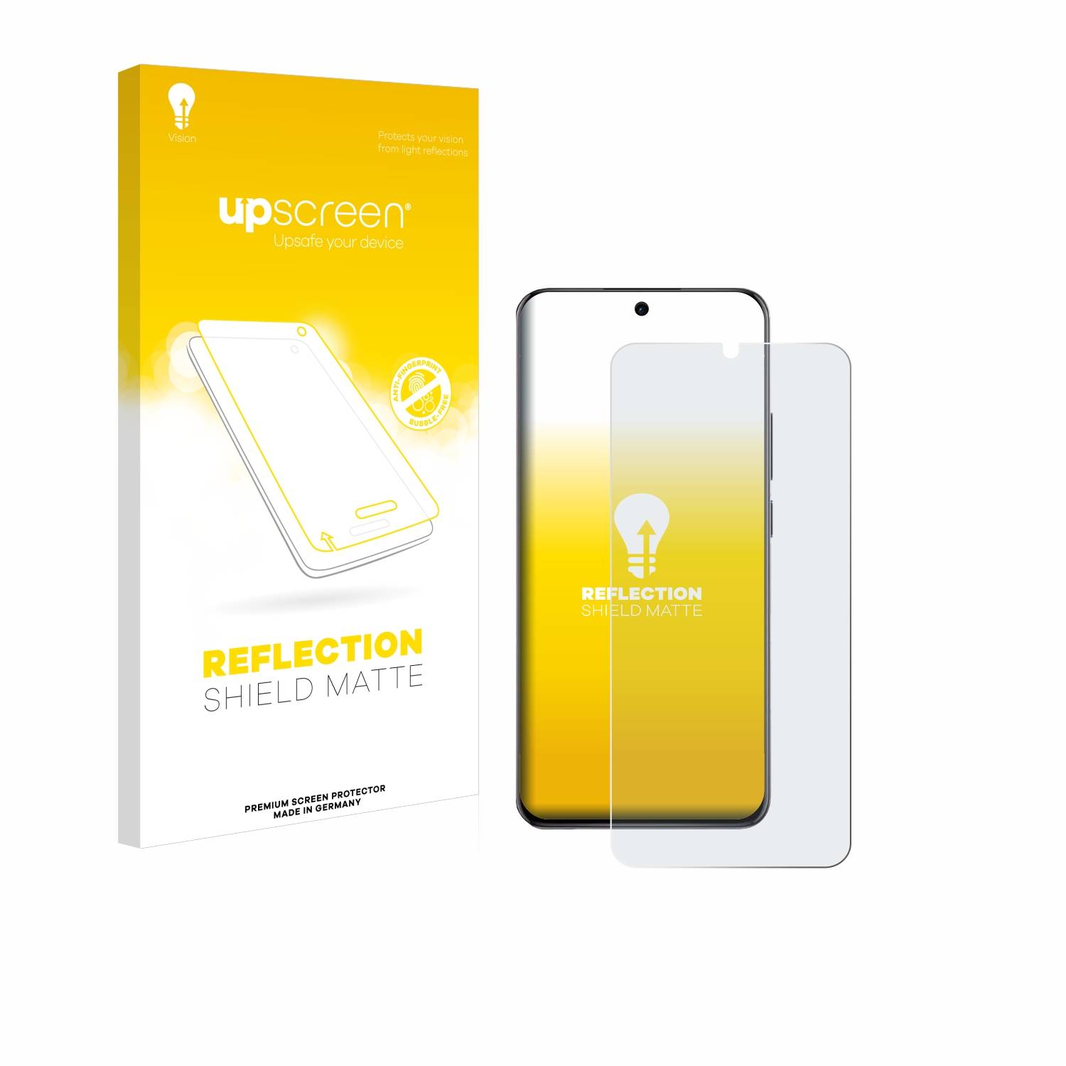 upscreen Reflection Shield Matt Schutzfolie für Oppo Reno 12 Pro