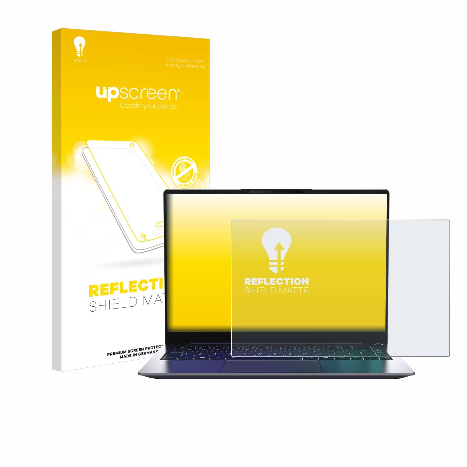 upscreen Reflection Shield Matt Schutzfolie für MEDION SPRCHRGD 14 S1 Elite