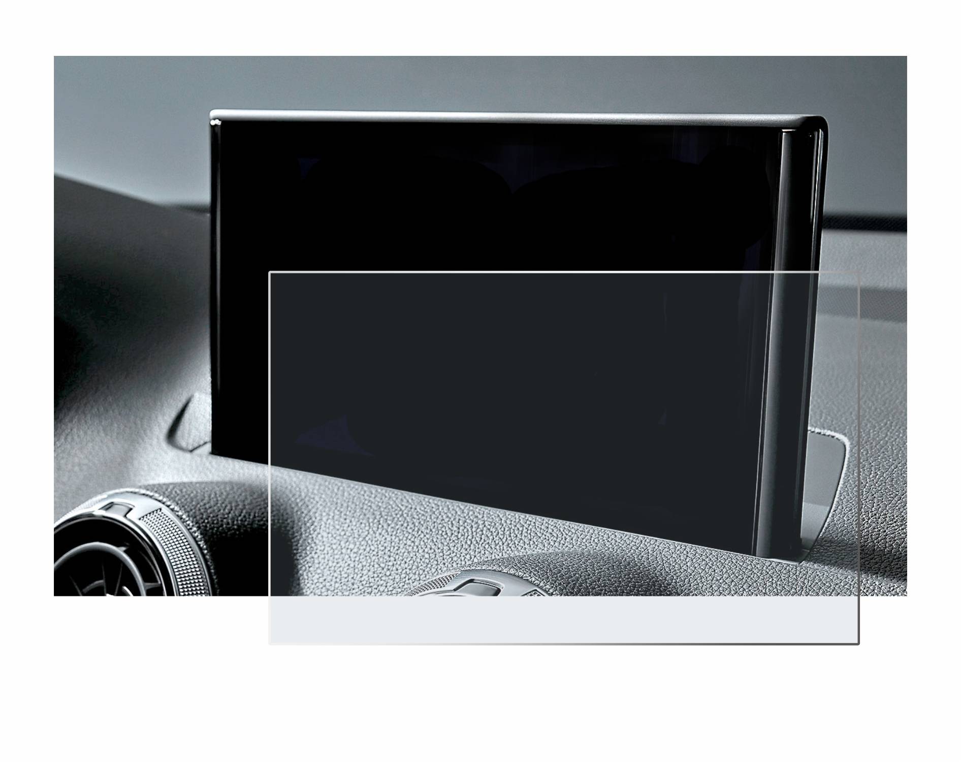 upscreen Reflection Shield Matt Schutzfolie für Audi Q2 Facelift 2024