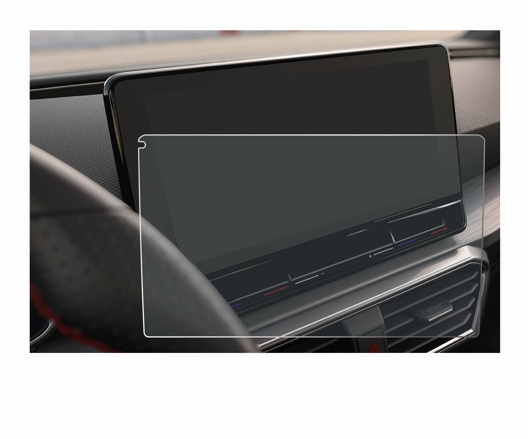 upscreen Reflection Shield Matt Schutzfolie für Seat Leon Mk3l 9