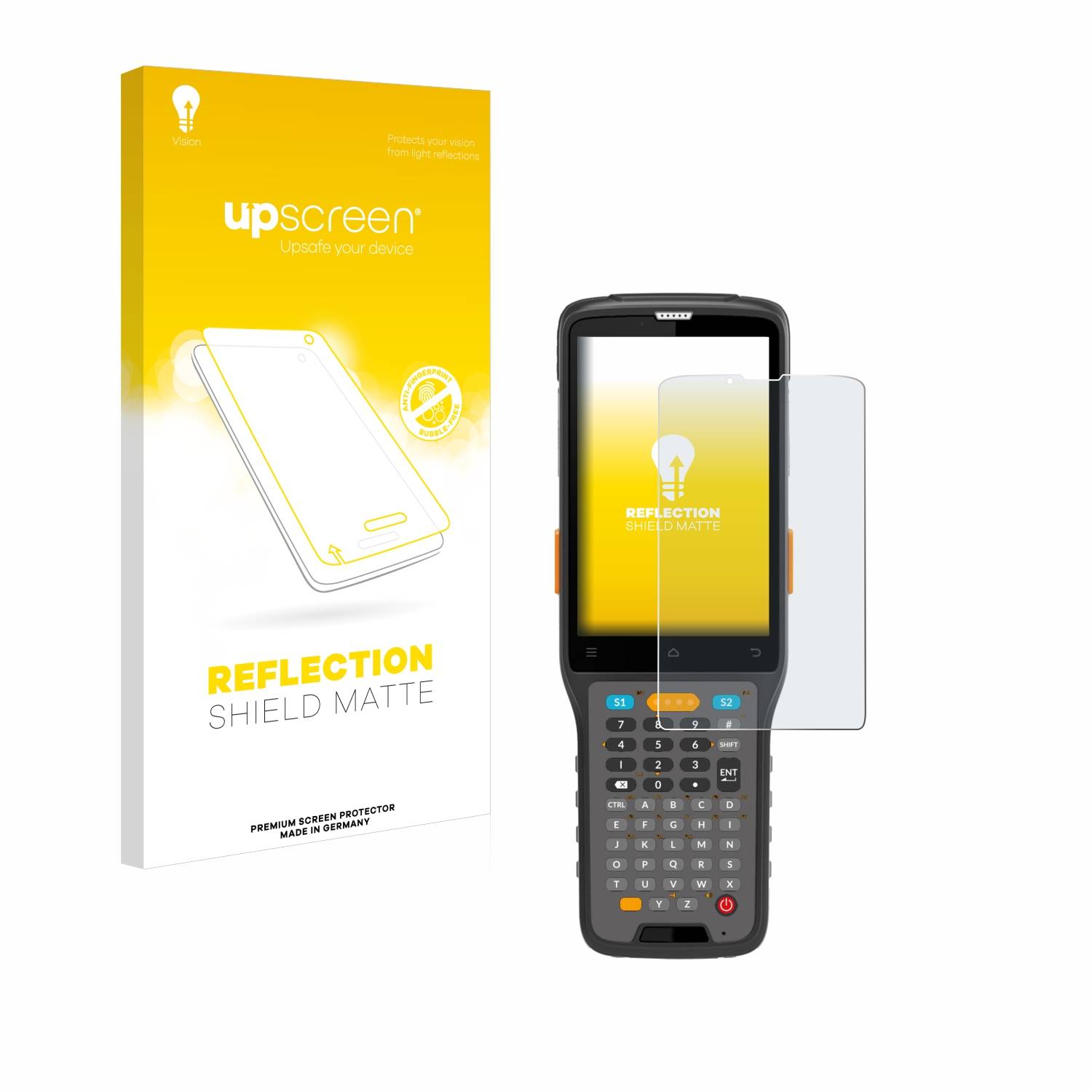 upscreen Reflection Shield Matt Schutzfolie für Newland N7 Cachalot Pro