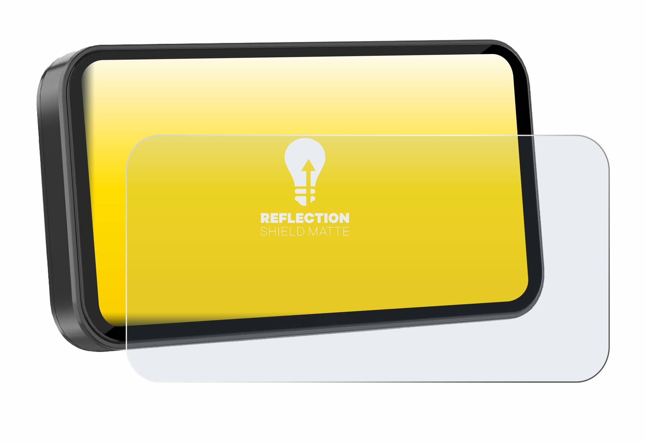 upscreen Reflection Shield Matt Schutzfolie für Carpuride W603D 6.3