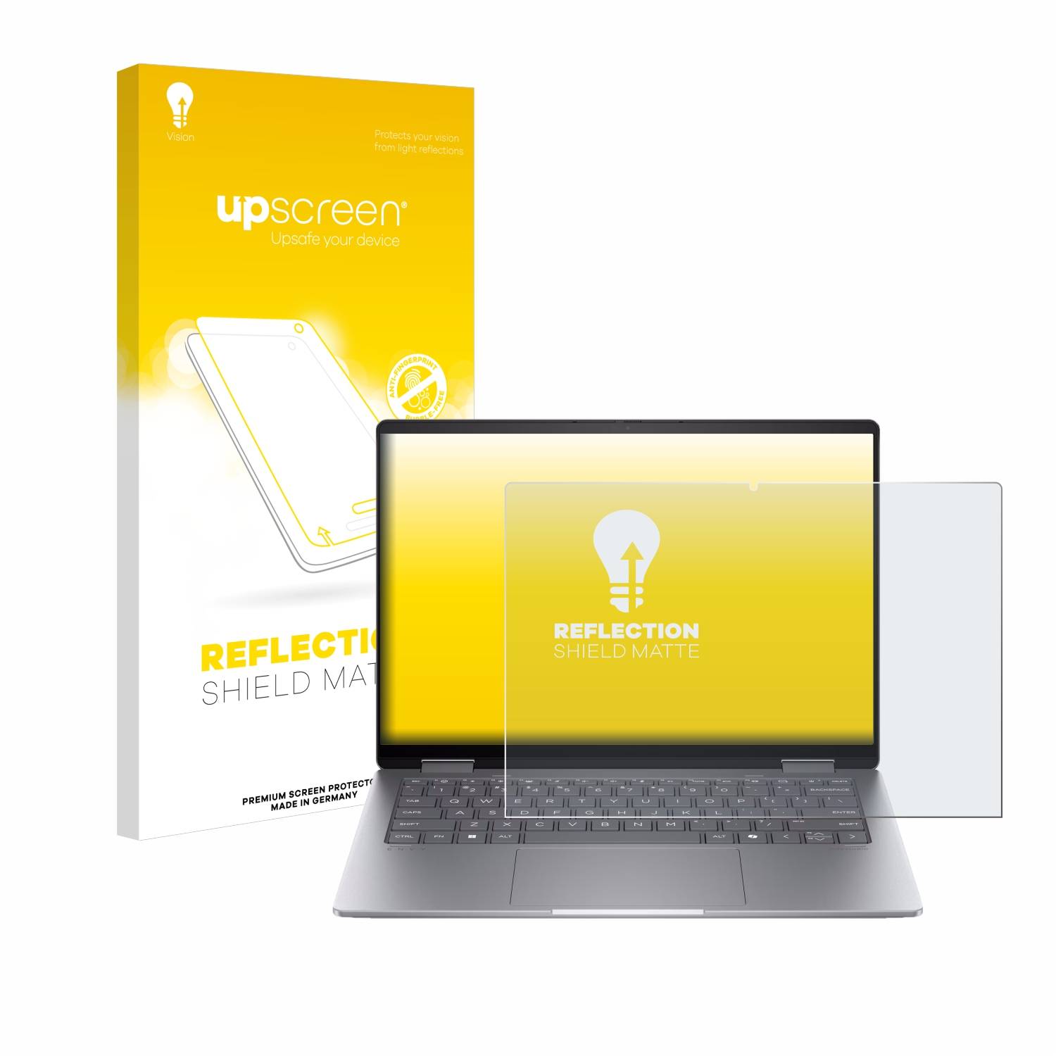 upscreen Reflection Shield Matt Schutzfolie für HP Envy x360 2-in-1 14-fa0008na