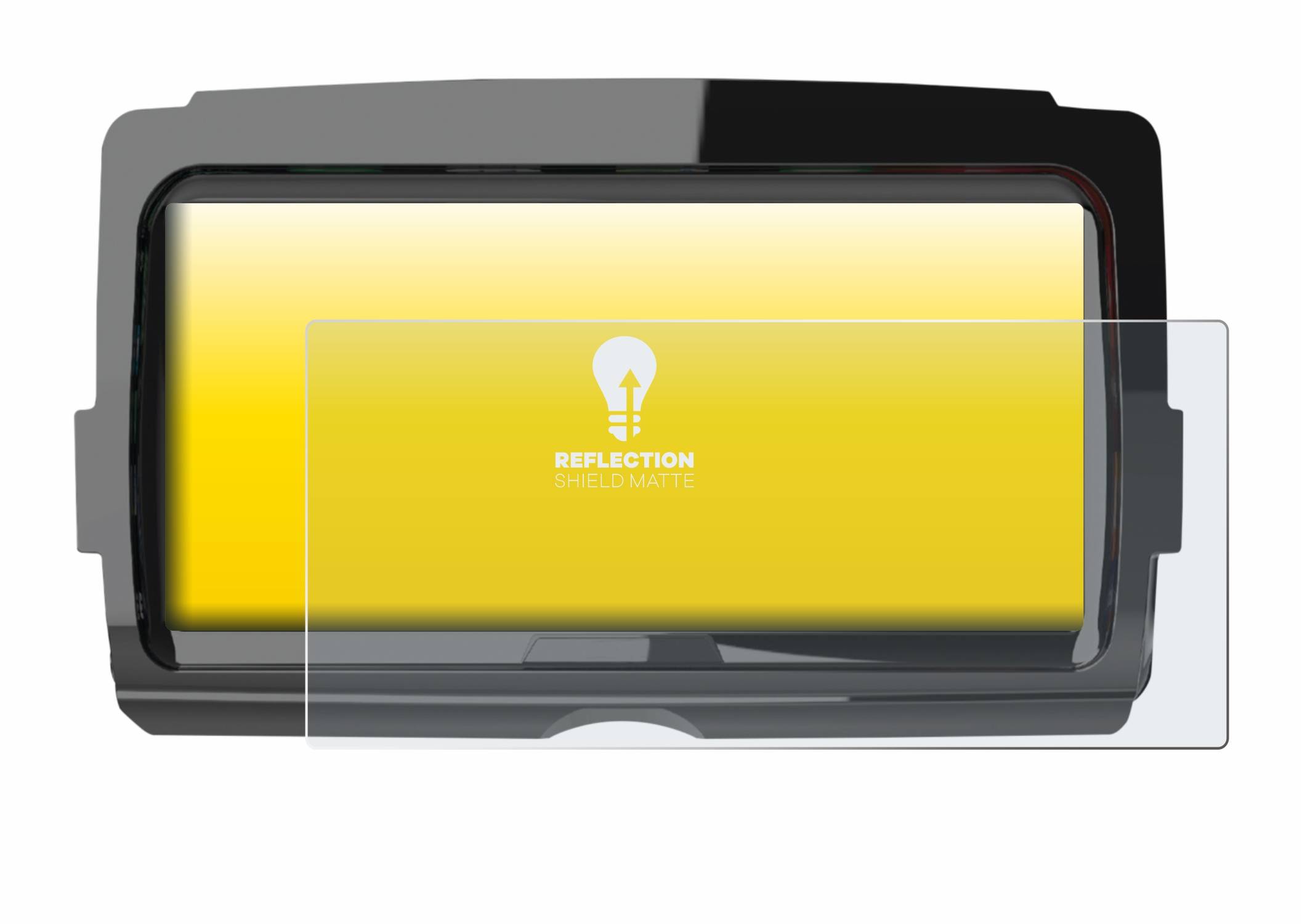 upscreen Reflection Shield Matt Schutzfolie für Harley Davidson Soundstream V2