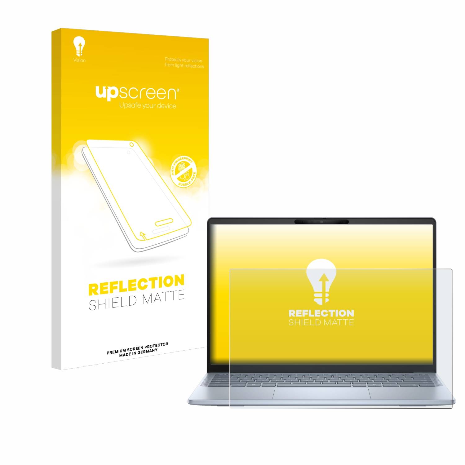 upscreen Reflection Shield Matt Schutzfolie für Dell Inspiron 14 Plus 7441 Laptop