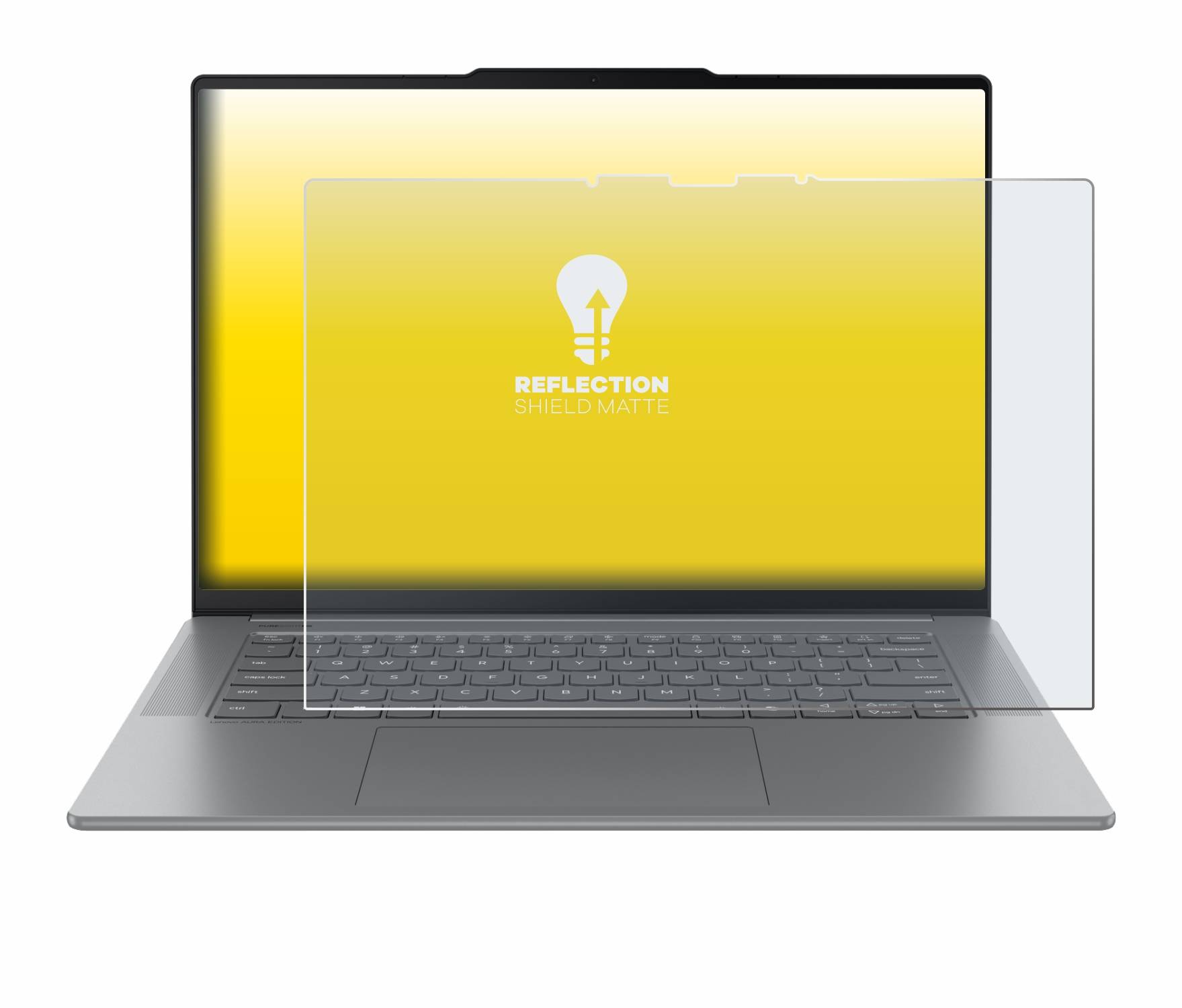 upscreen Reflection Shield Matt Schutzfolie für Lenovo Yoga Slim 7i Gen 9 15 Aura Edition