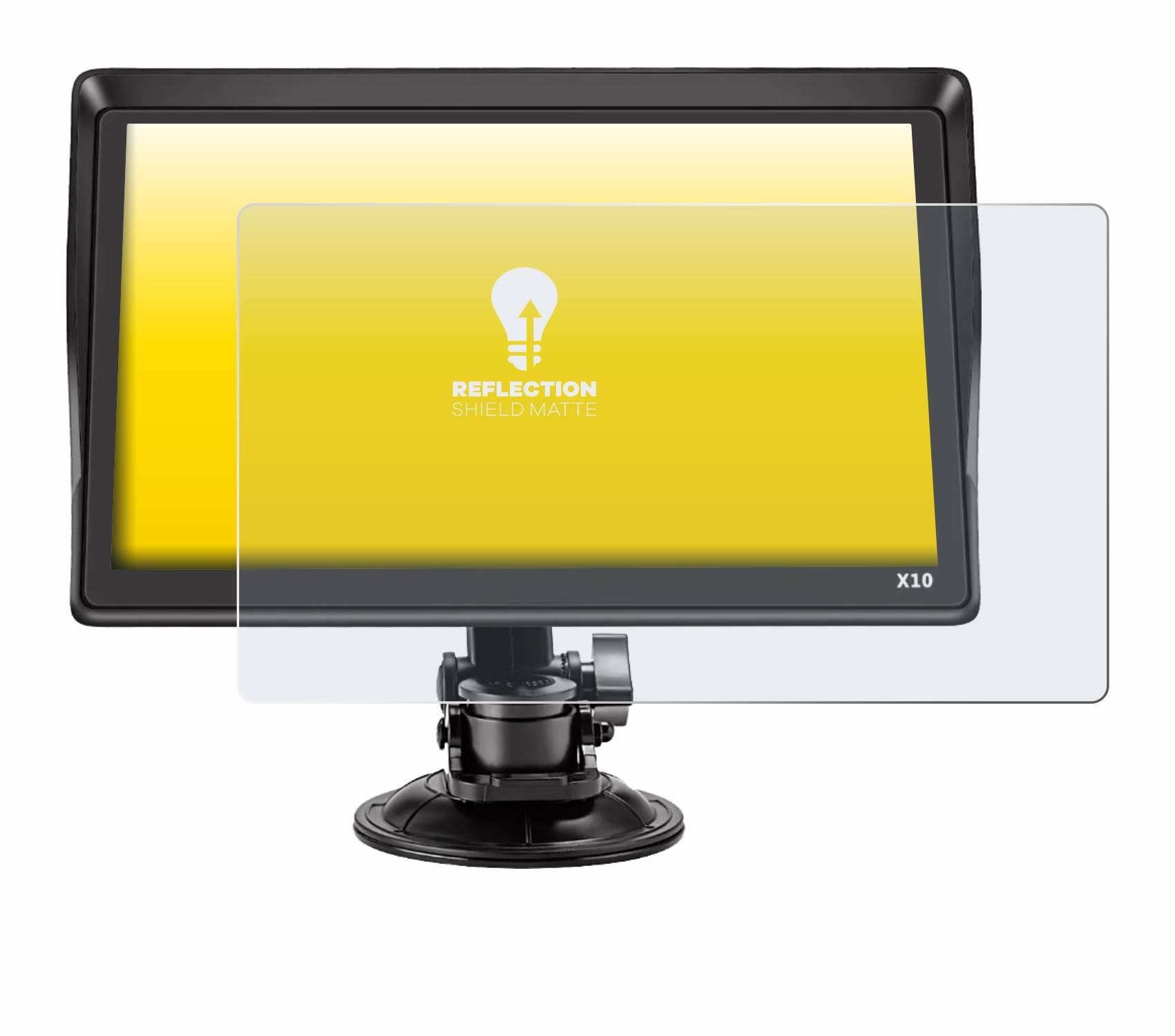upscreen Reflection Shield Matt Schutzfolie für Xgody X10 9