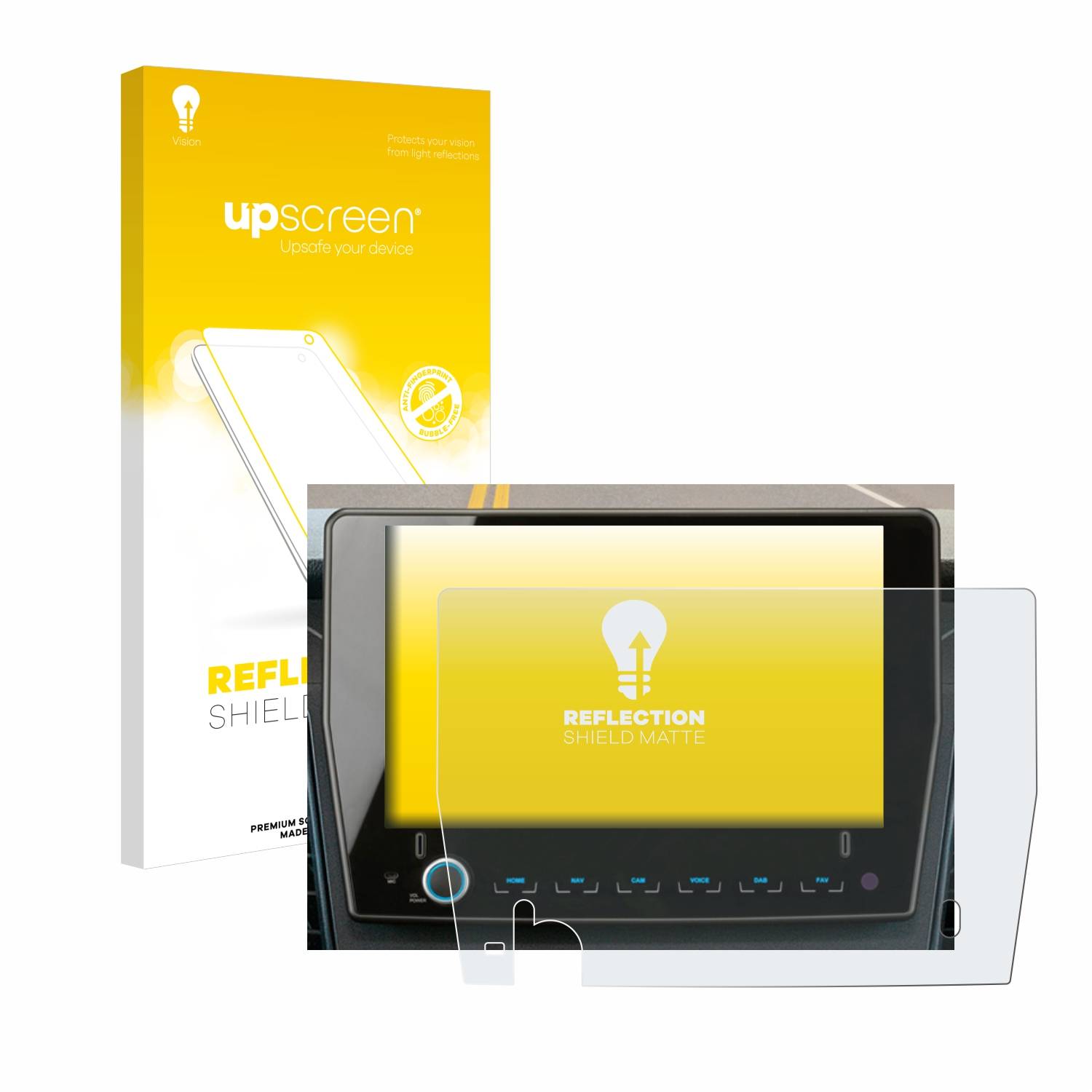 upscreen Reflection Shield Matt Schutzfolie für Xzent F-285