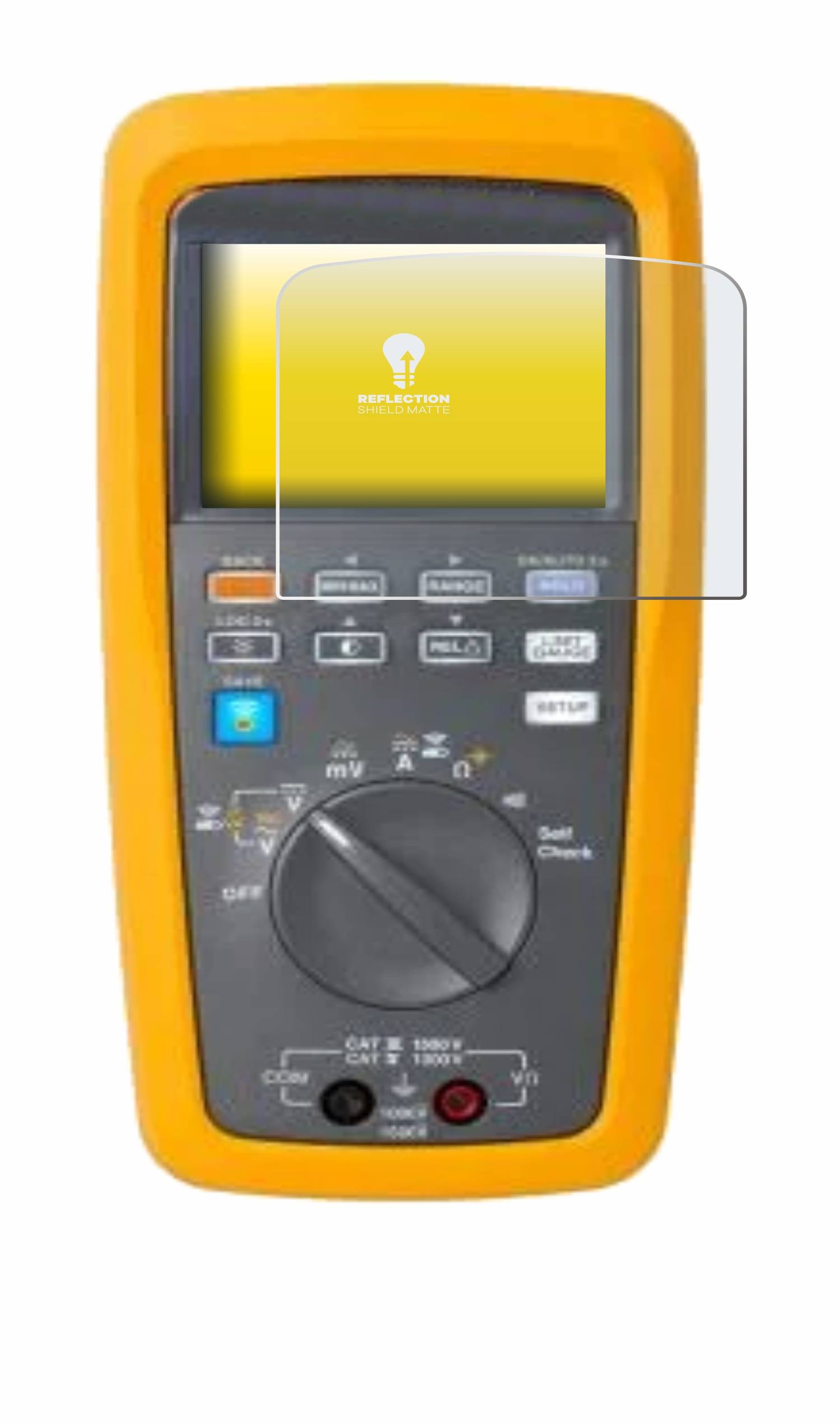 upscreen Reflection Shield Matt Schutzfolie für Fluke Solar-Multimeter 283 FC