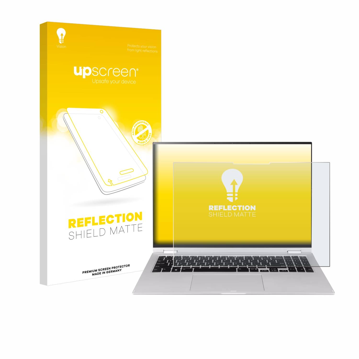 upscreen Reflection Shield Matt Schutzfolie für LG gram 16 2022