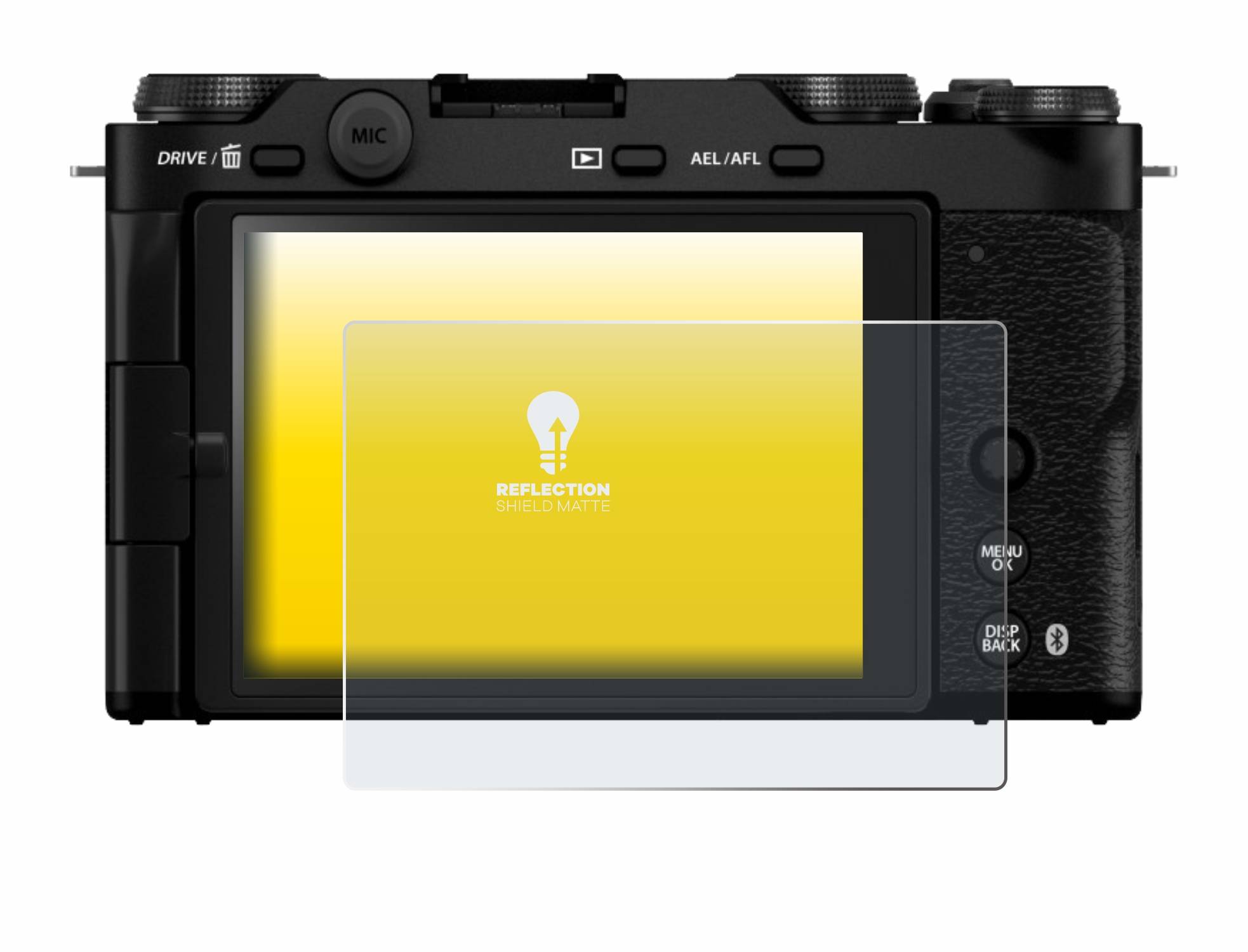upscreen Reflection Shield Matt Schutzfolie für Fujifilm X-M5
