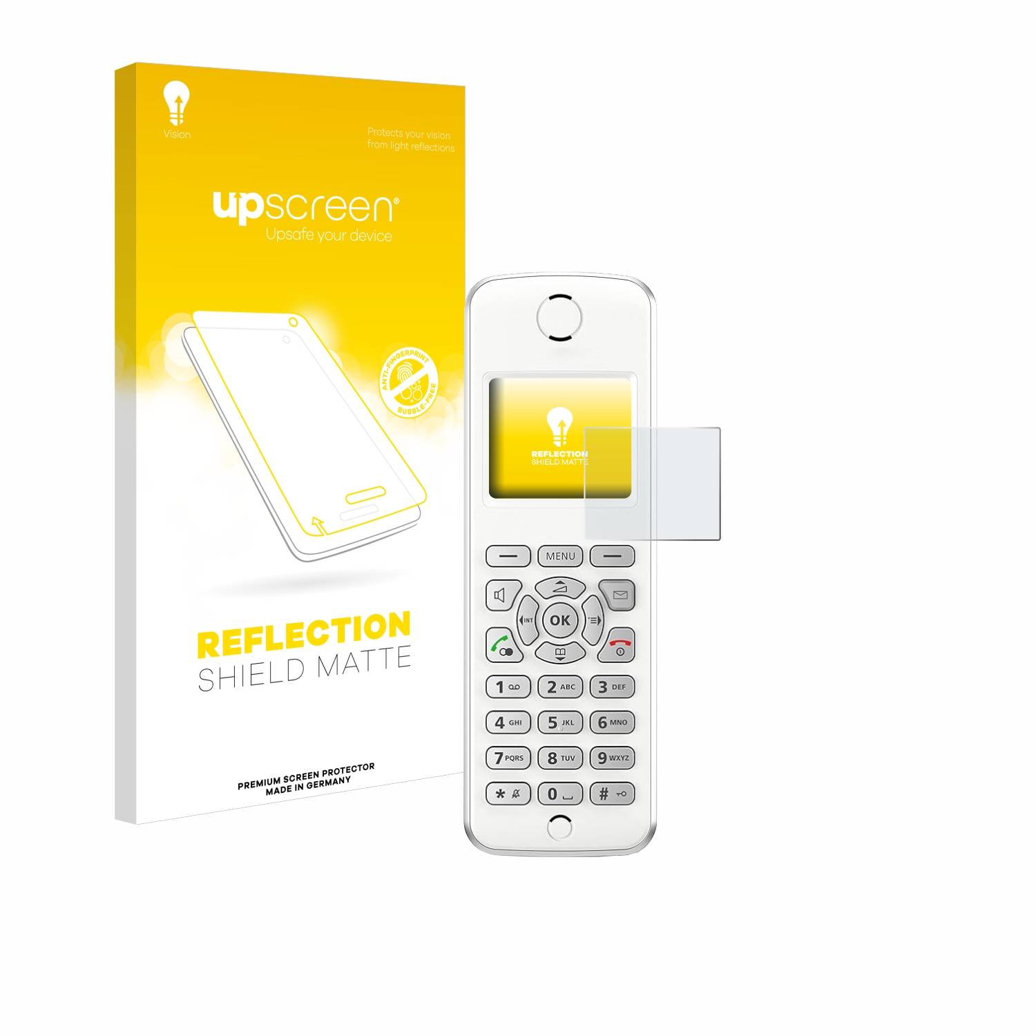 upscreen Reflection Shield Matt Schutzfolie für AVM Fritz!Fon M2