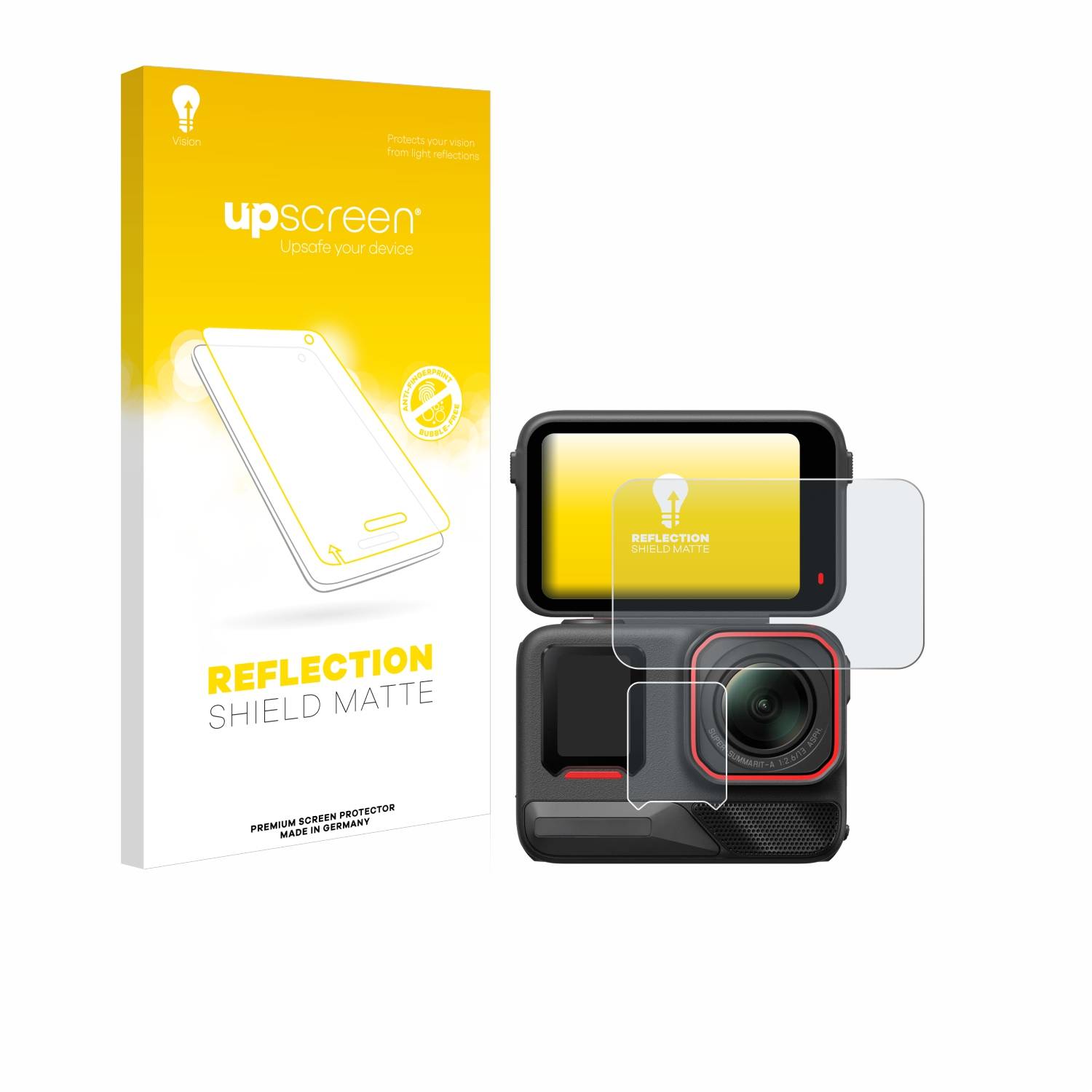 upscreen Reflection Shield Matt Schutzfolie für Insta360 Ace Pro 2