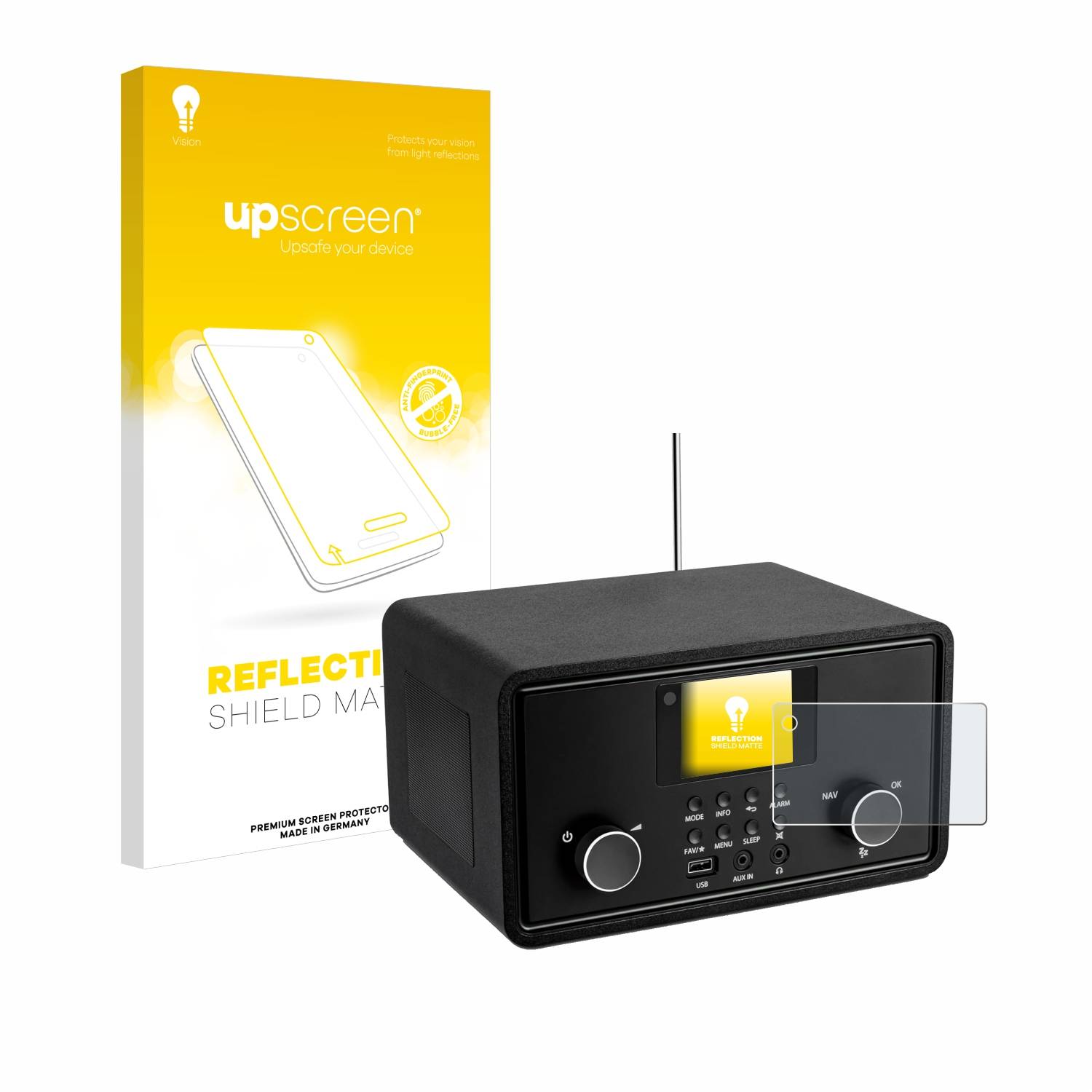 upscreen Reflection Shield Matt Schutzfolie für Medion P85027