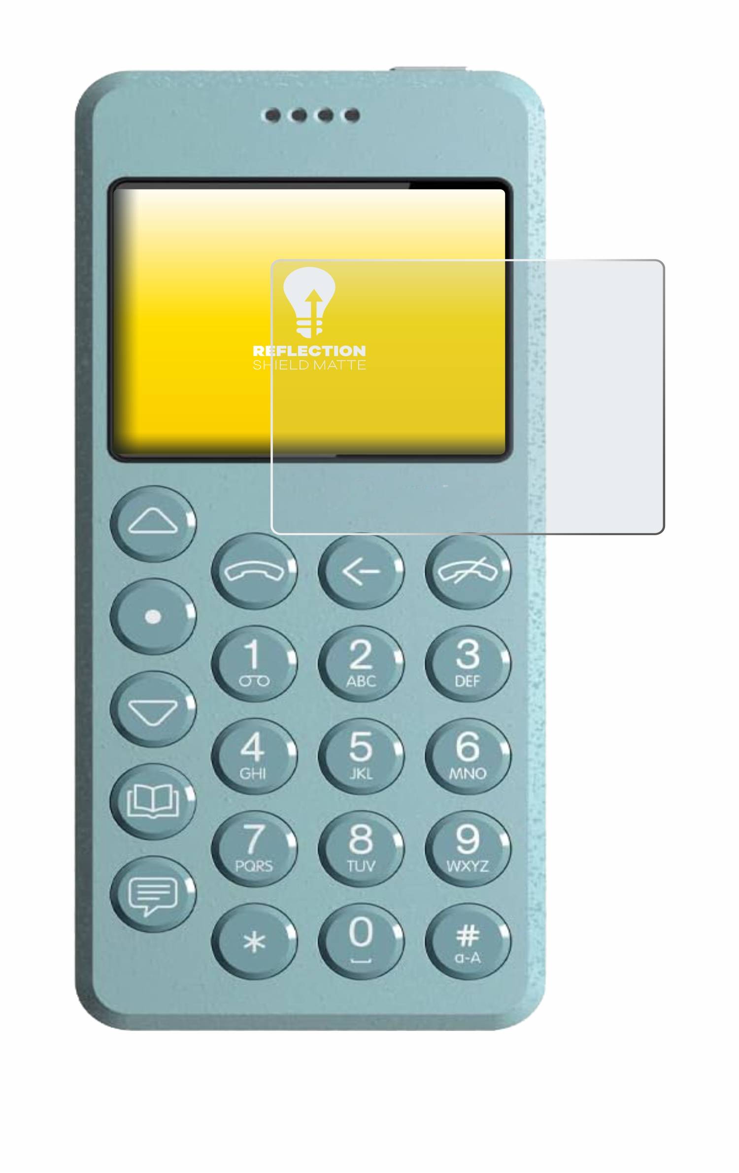 upscreen Reflection Shield Matt Schutzfolie für Punkt MP02