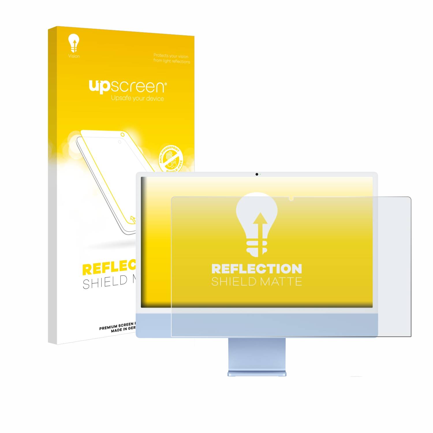 upscreen Reflection Shield Matt Schutzfolie für Apple iMac 24 M4 2024