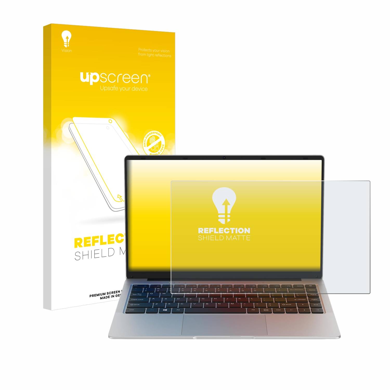 upscreen Reflection Shield Matt Schutzfolie für Maxlegen Laptop 14.1