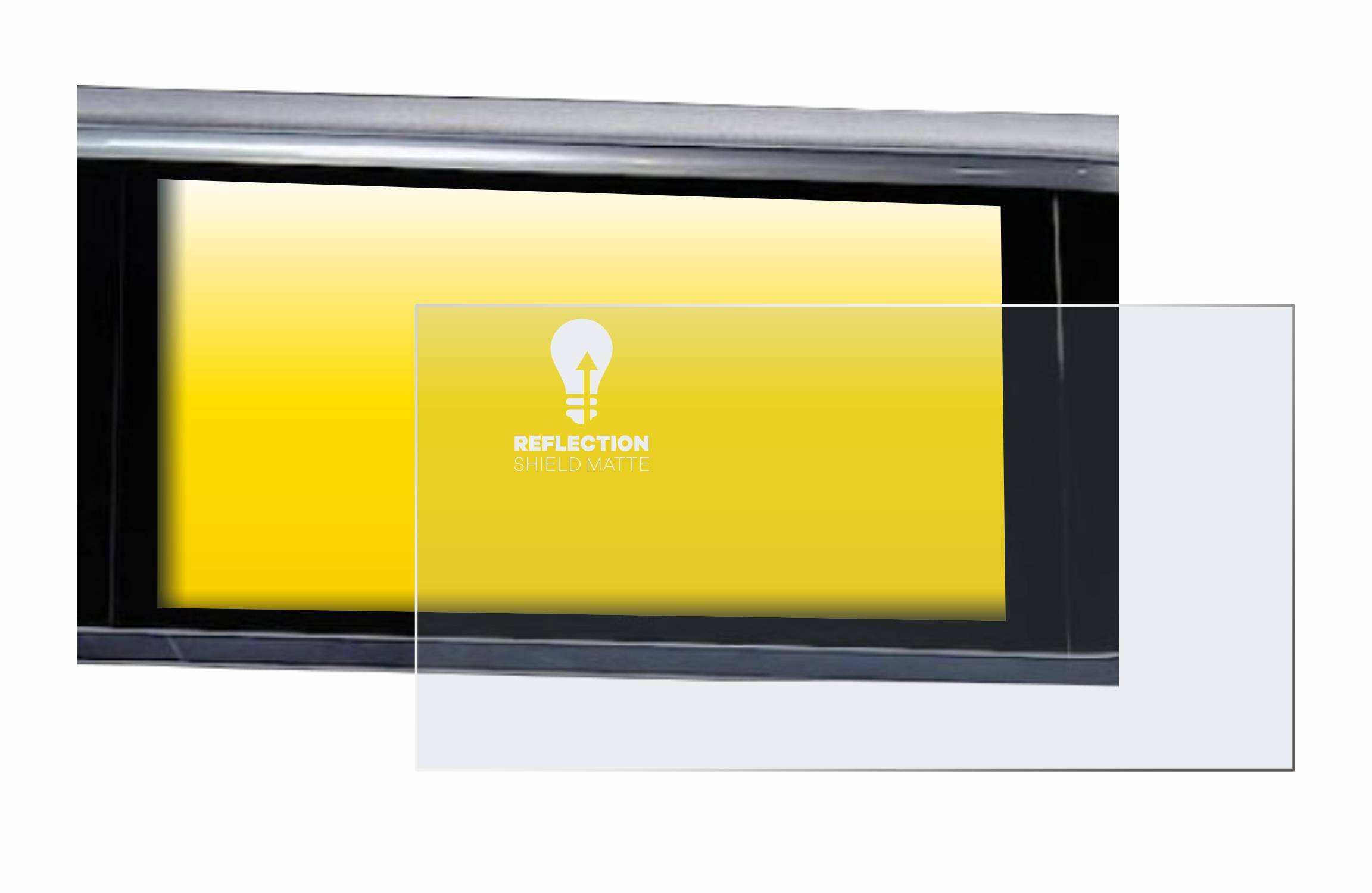 upscreen Reflection Shield Matt Schutzfolie für Audi Q3 Sportback 35 TFSI Infotainment System