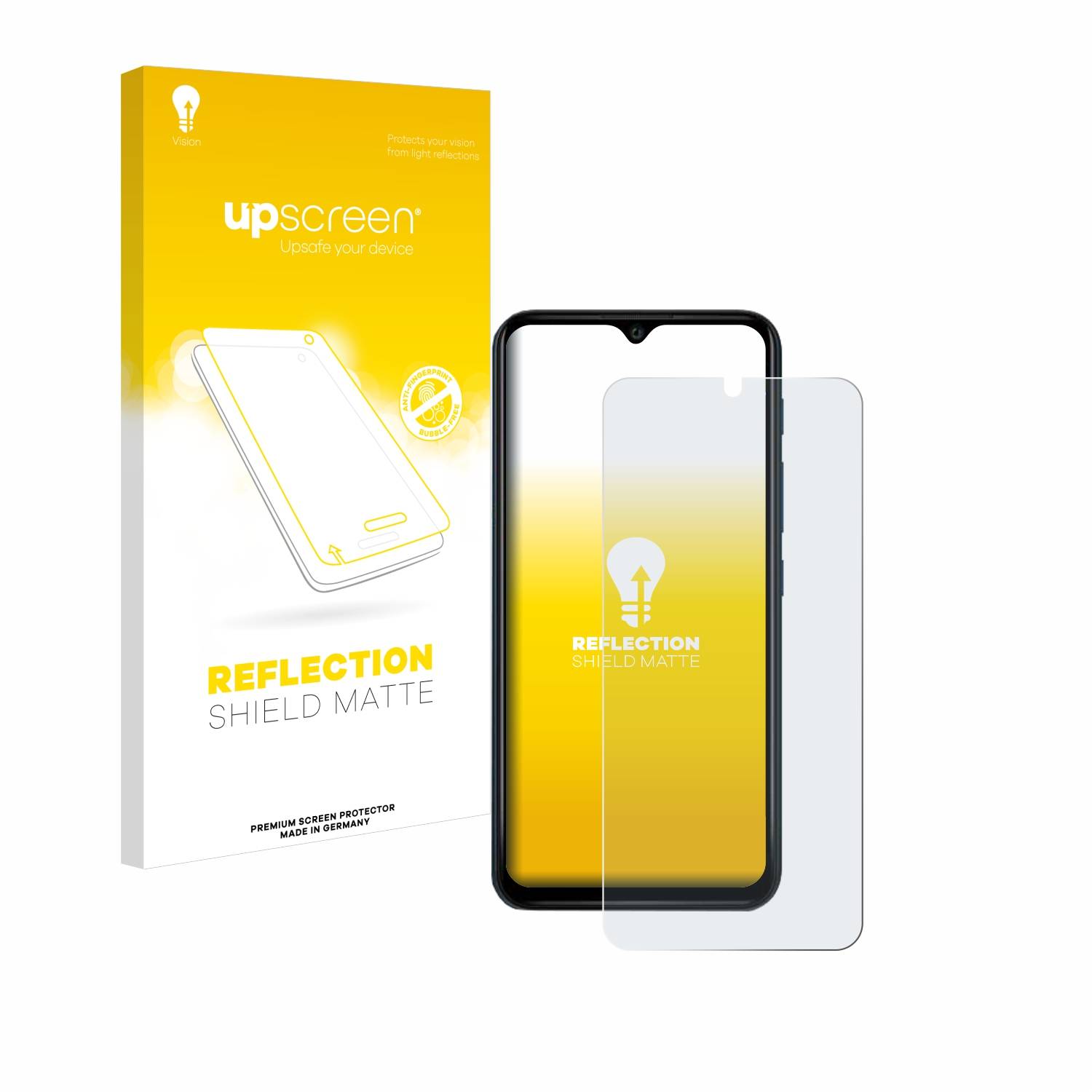 upscreen Reflection Shield Matt Schutzfolie für Wiko Y62 Plus