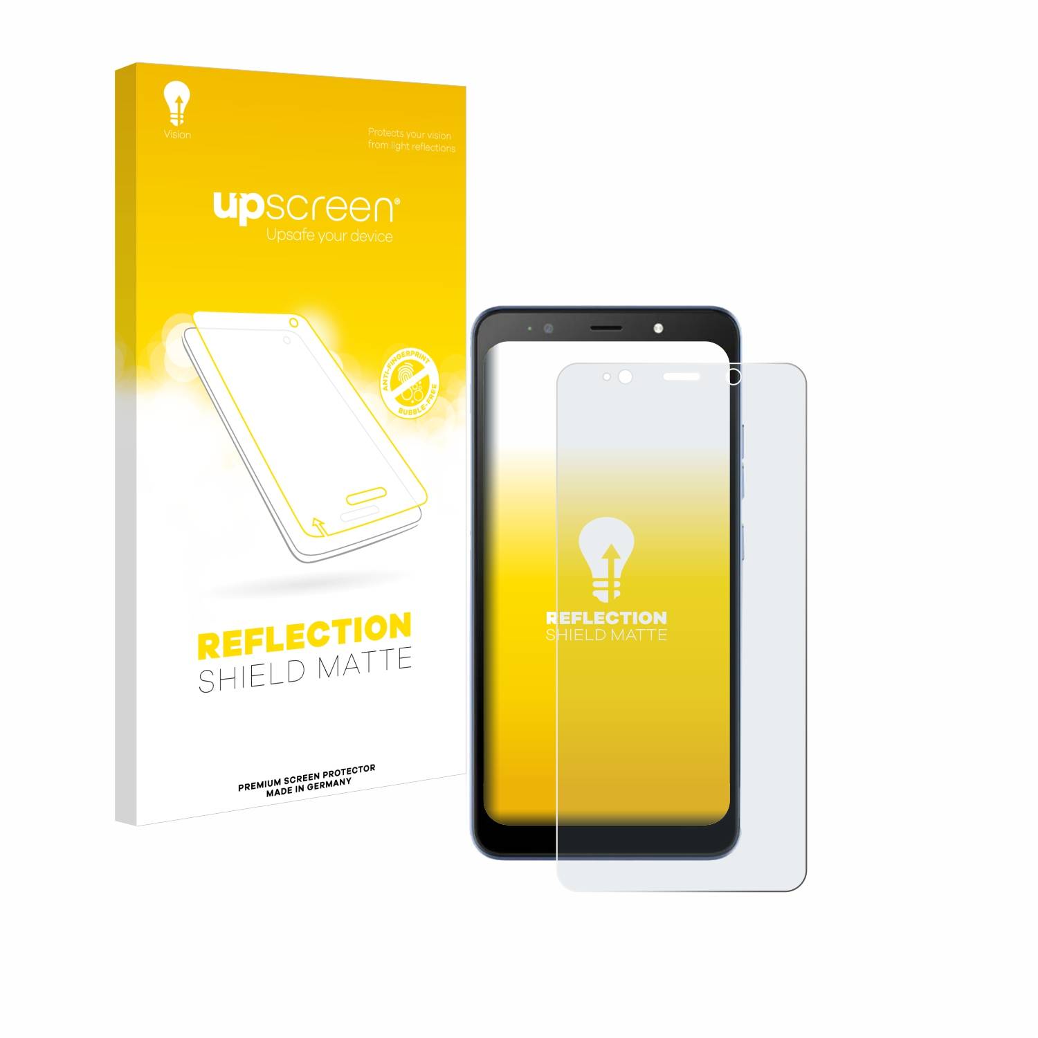 upscreen Reflection Shield Matt Schutzfolie für Tecno Pop 6 Go