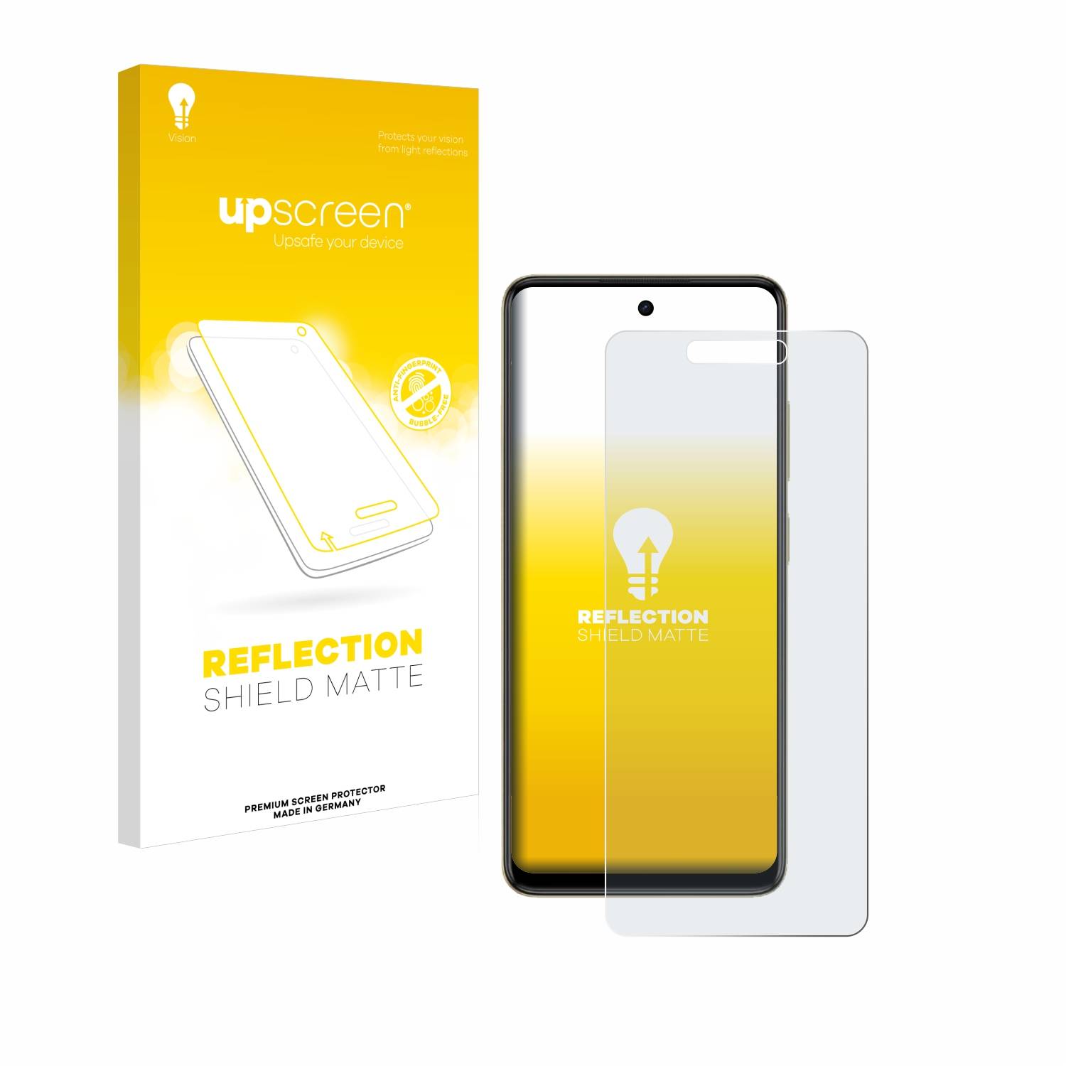 upscreen Reflection Shield Matt Schutzfolie für Itel P55T