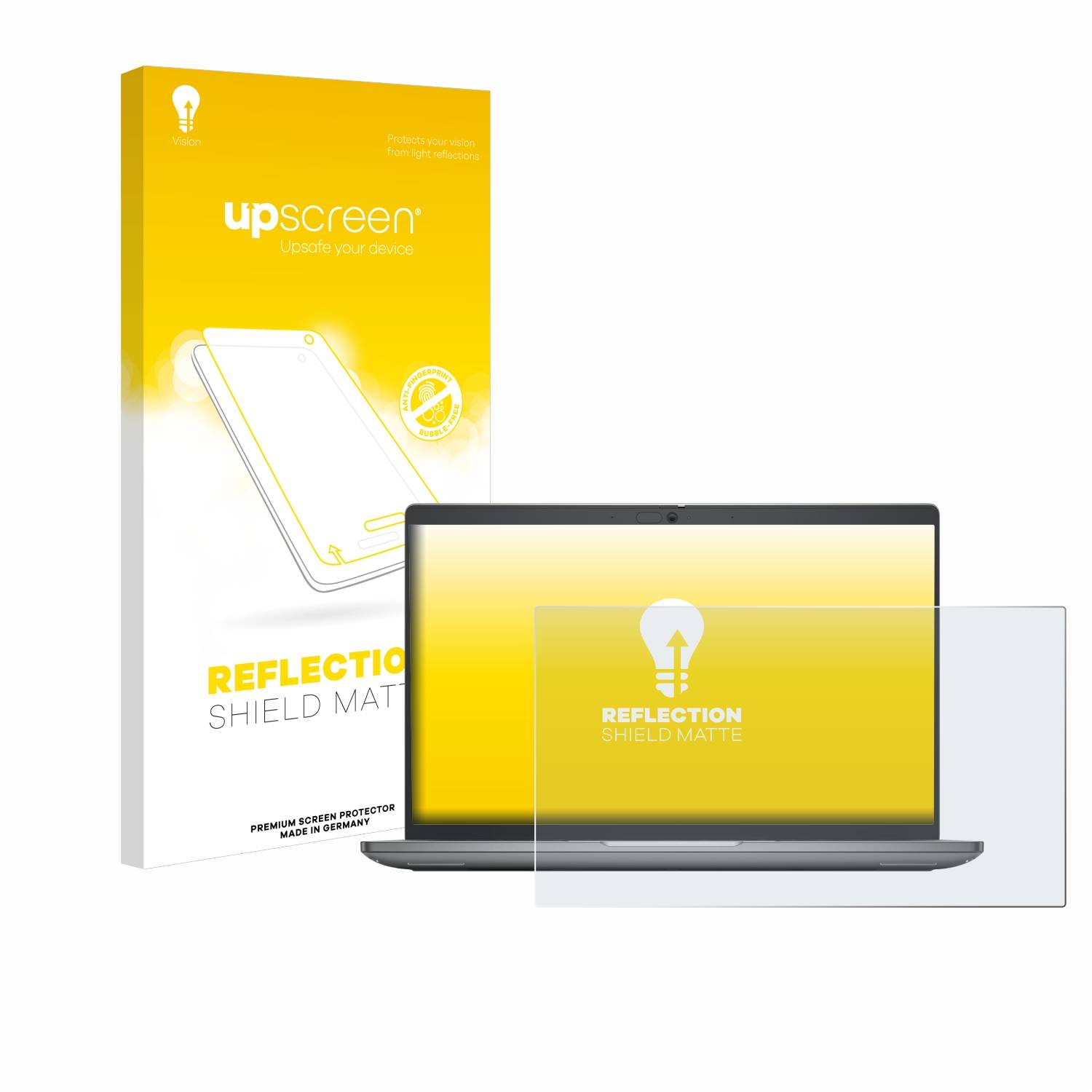 upscreen Reflection Shield Matt Schutzfolie für Dell Latitude 5450 Laptop 14