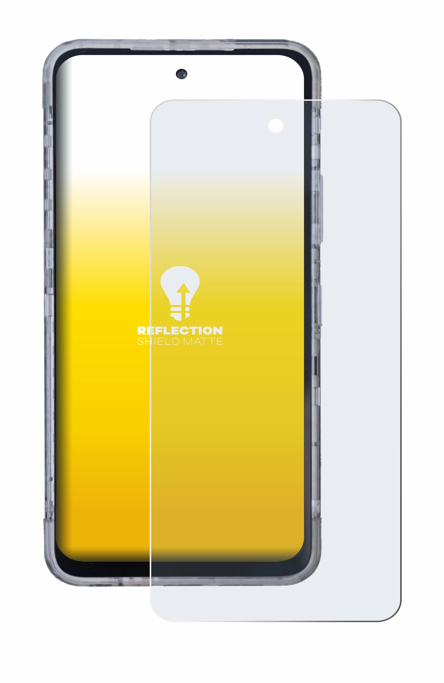upscreen Reflection Shield Matt Schutzfolie für AGM X6 Phantom