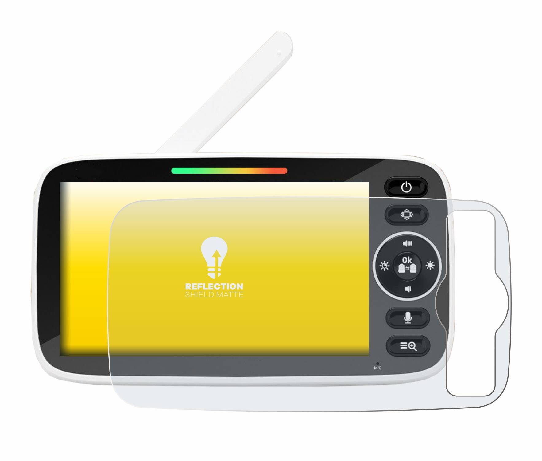upscreen Reflection Shield Matt Schutzfolie für Yuede Babyphone Monitor 5