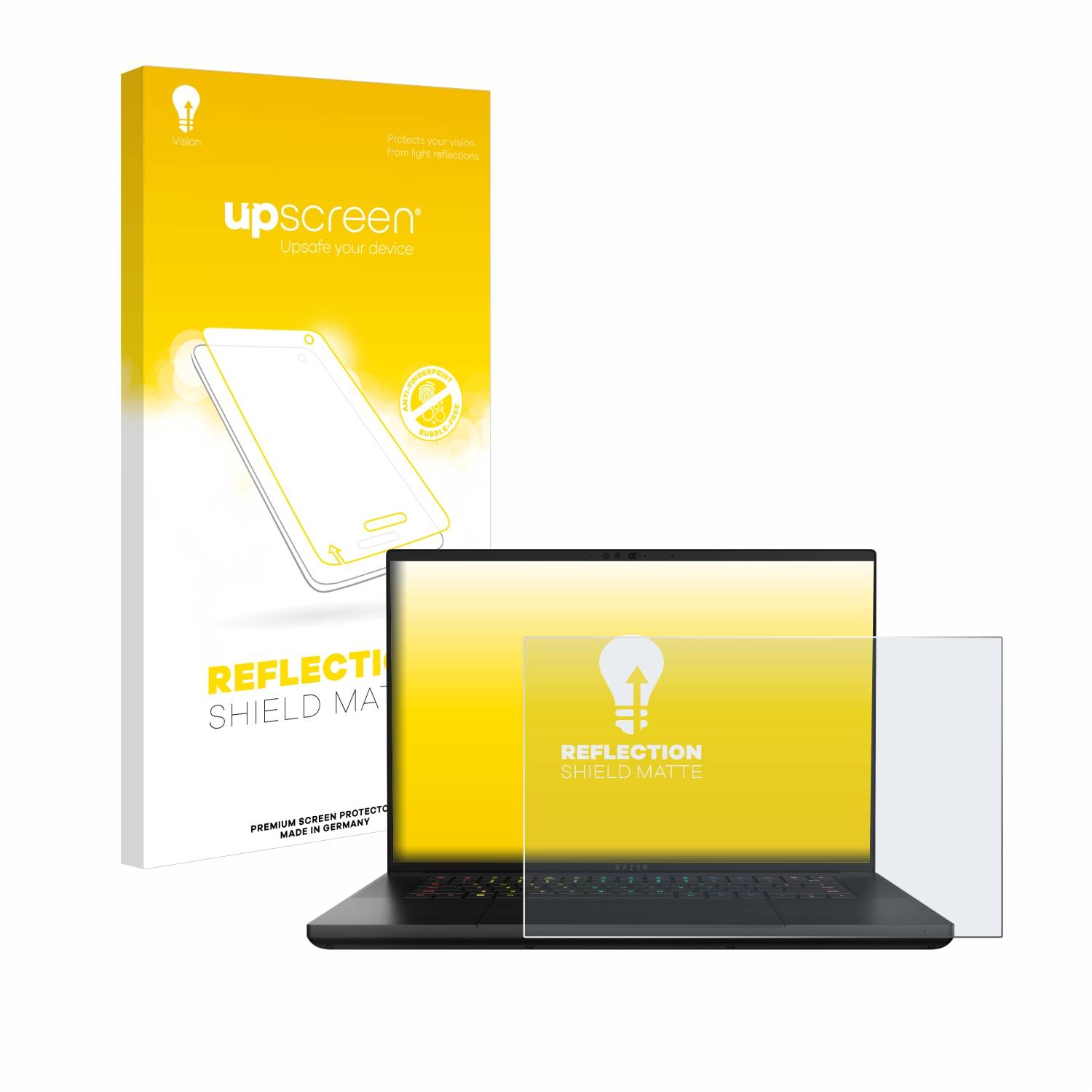 upscreen Reflection Shield Matt Schutzfolie für Razer Blade 16 2024