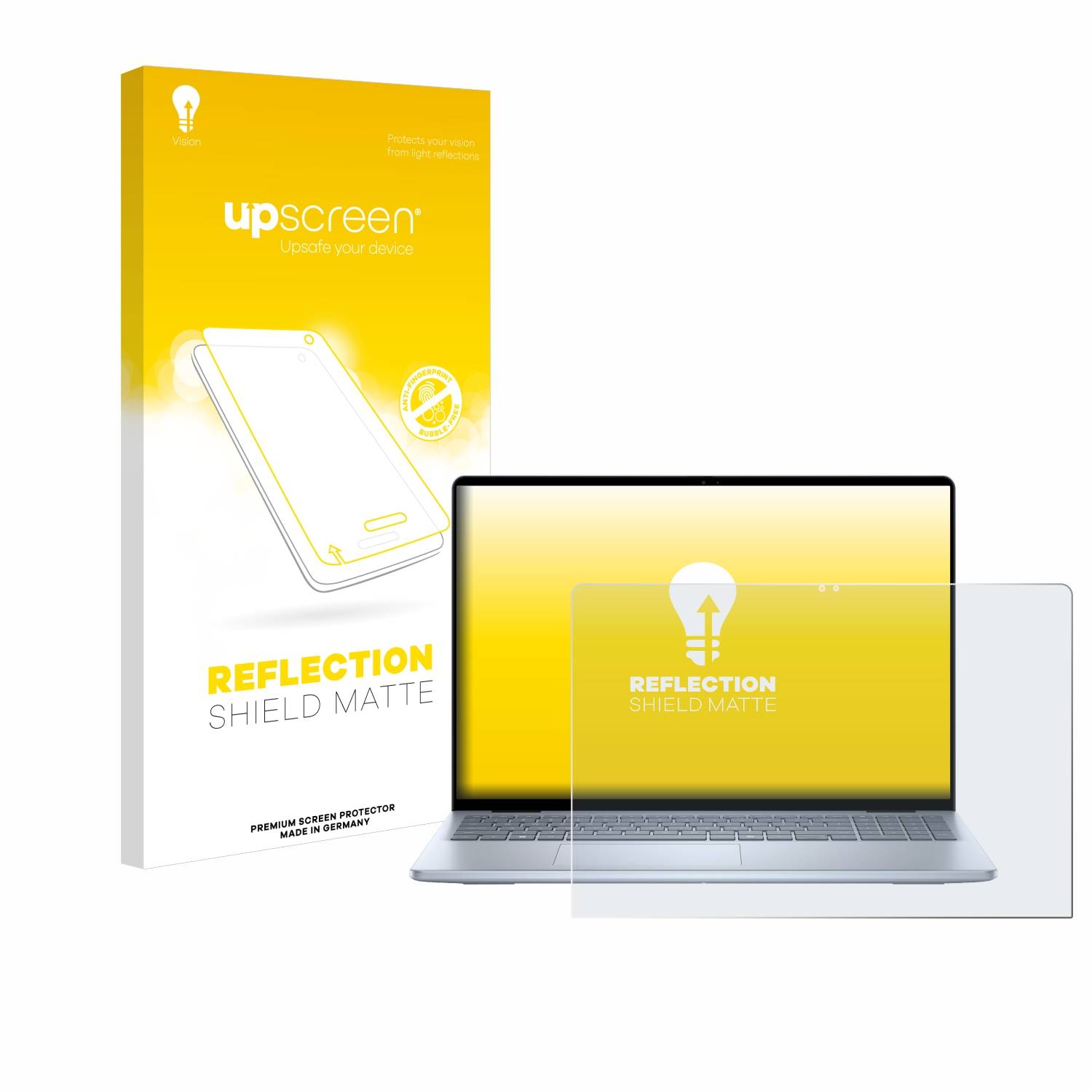 upscreen Reflection Shield Matt Schutzfolie für Dell Inspiron 16 Laptop 5645