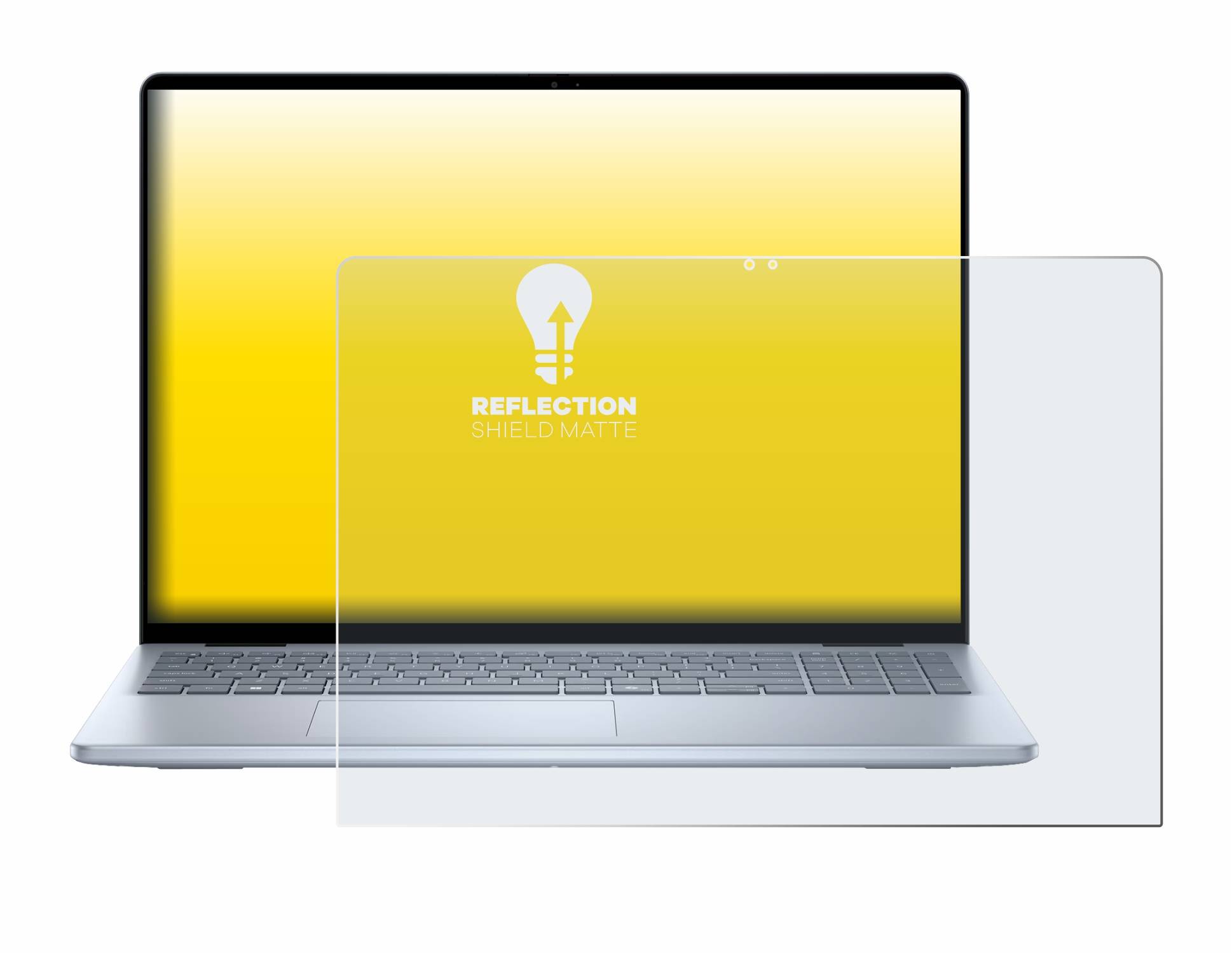 upscreen Reflection Shield Matt Schutzfolie für Dell Inspiron 16 Laptop 5645