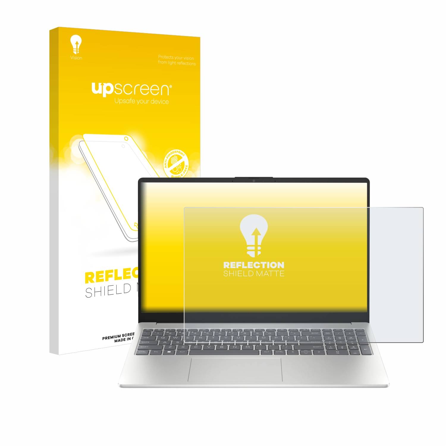 upscreen Reflection Shield Matt Schutzfolie für HP 250 G10