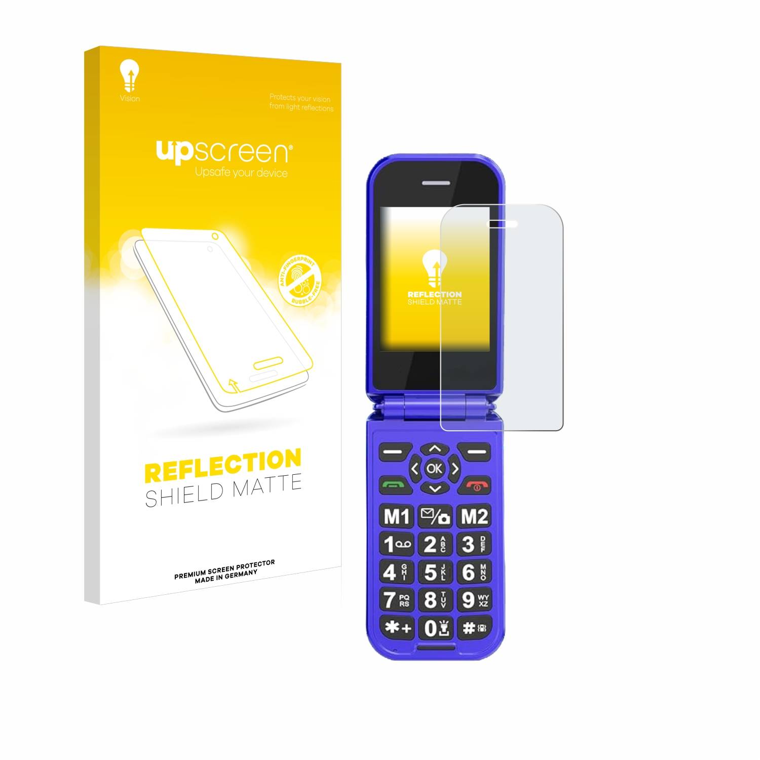 upscreen Reflection Shield Matt Schutzfolie für Sweetlink F4 Plus