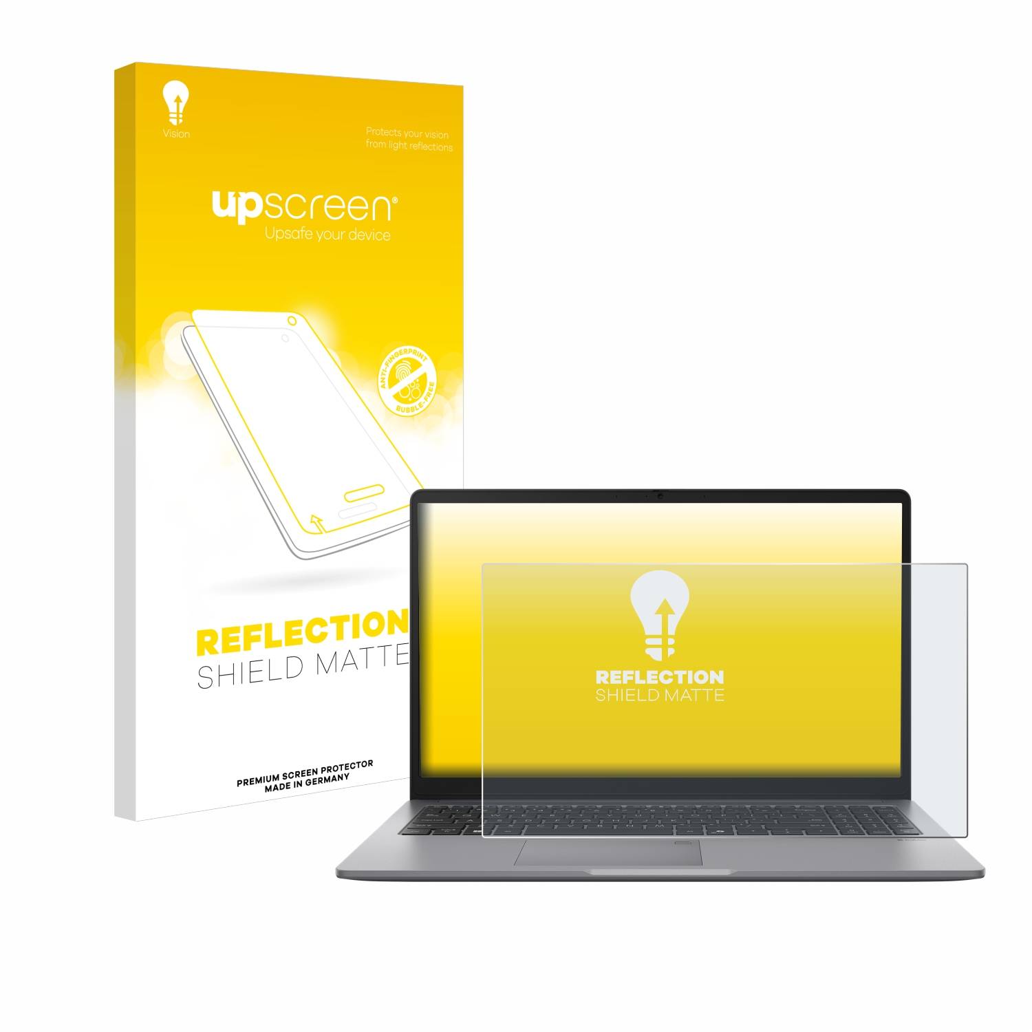 upscreen Reflection Shield Matt Schutzfolie für ASUS ExpertBook P1 P1503