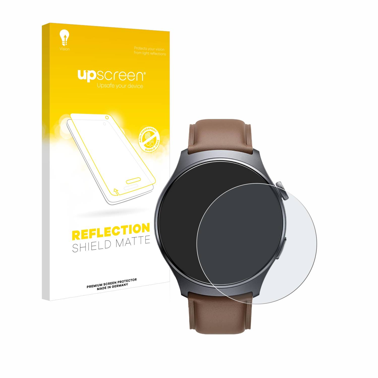 upscreen Reflection Shield Matt Schutzfolie für Xiaomi Mibro Lite 3
