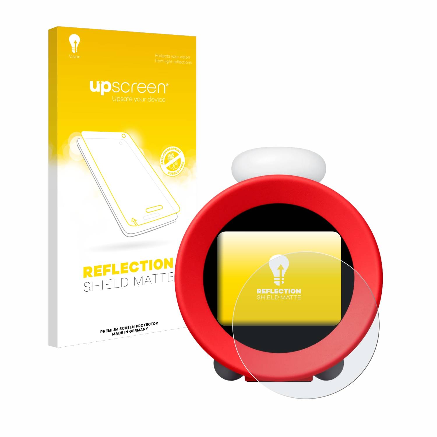 upscreen Reflection Shield Matt Schutzfolie für Nintendo Sound Clock Alarmo