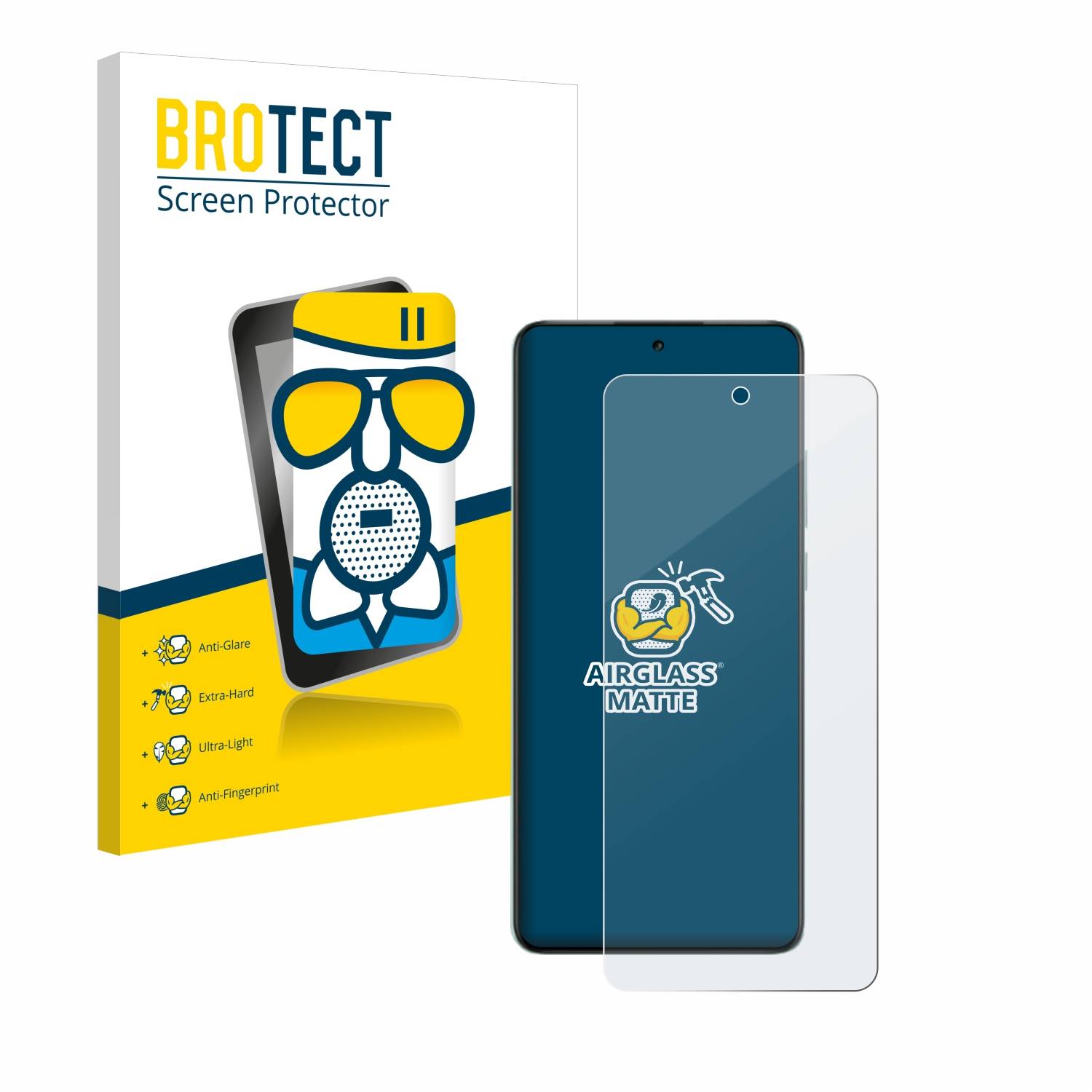 BROTECT AirGlass Matt Glas Panzer Folie für Oppo K12 Plus